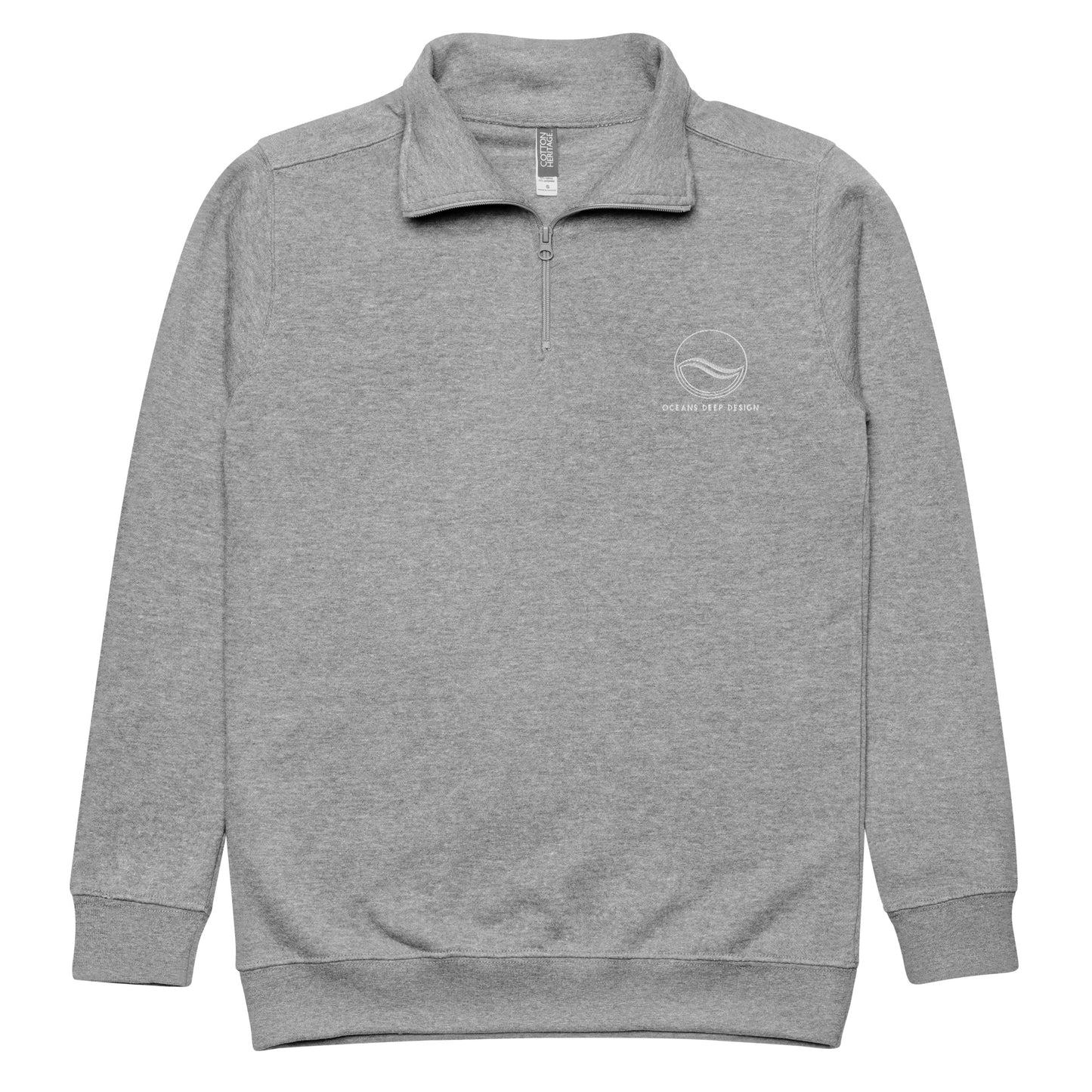 Oceans Deep Design Unisex fleece pullover