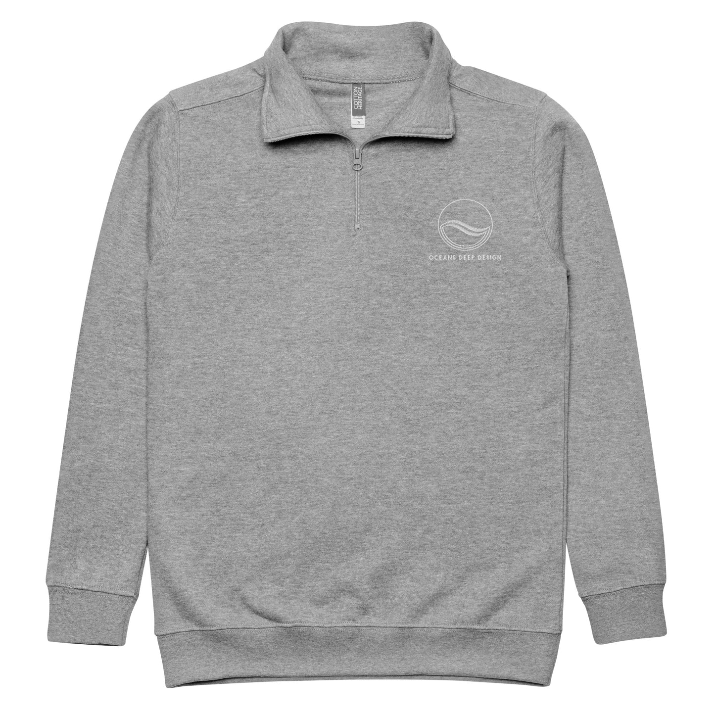 Oceans Deep Design Unisex fleece pullover