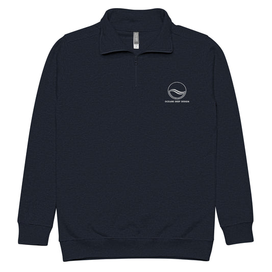 Oceans Deep Design Unisex fleece pullover