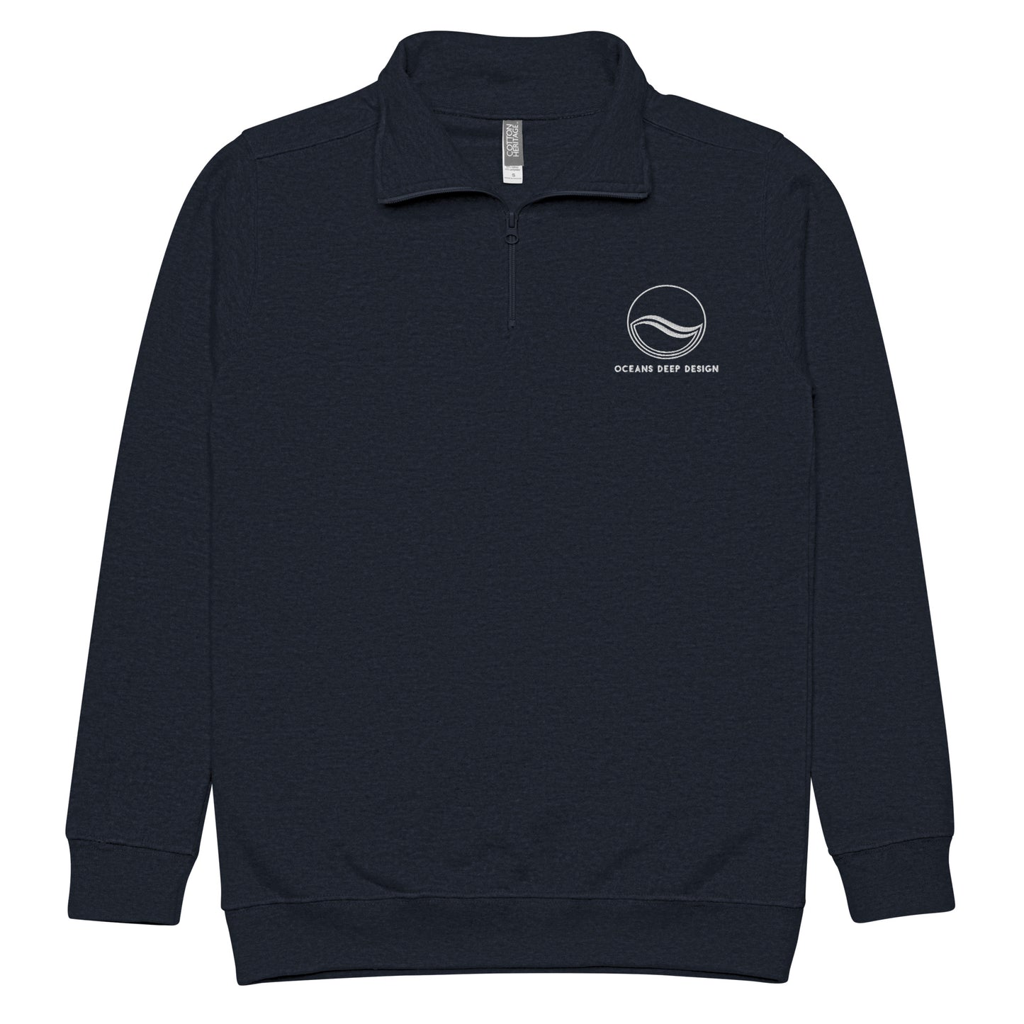 Oceans Deep Design Unisex fleece pullover
