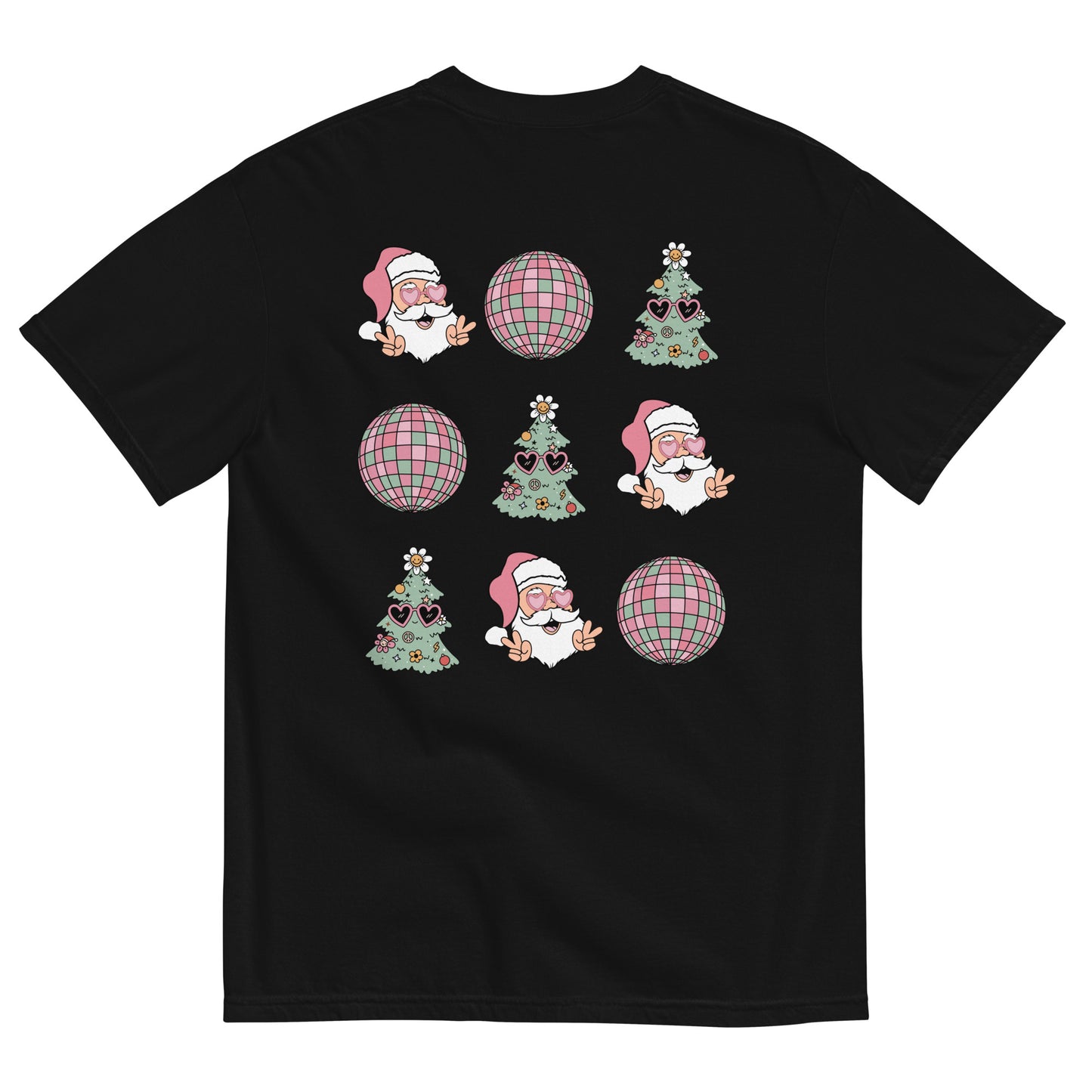 Disco Santa Grid Unisex T-Shirt