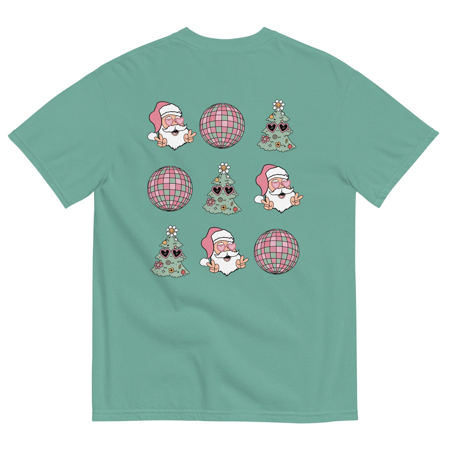 Disco Santa Grid Unisex T-Shirt