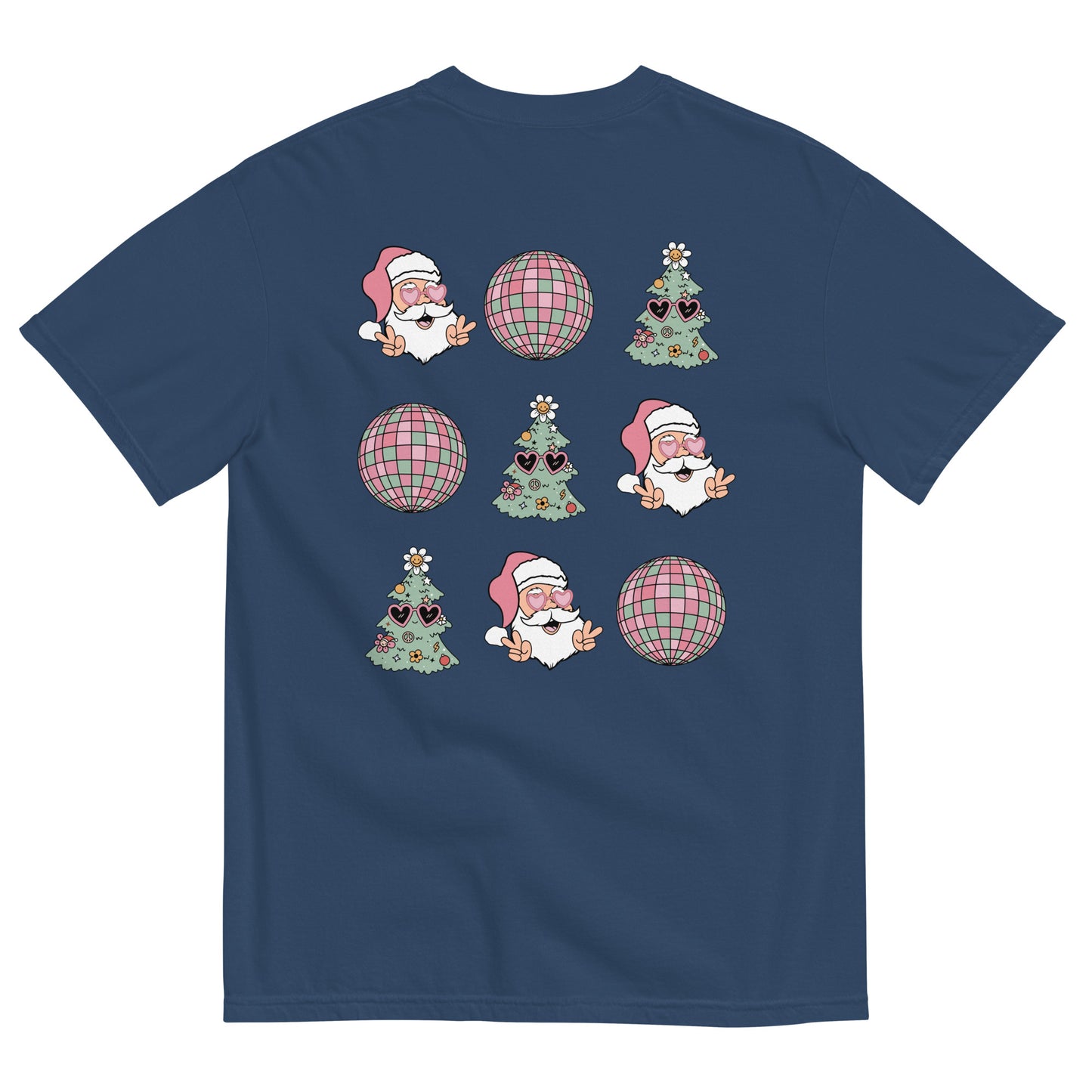 Disco Santa Grid Unisex T-Shirt