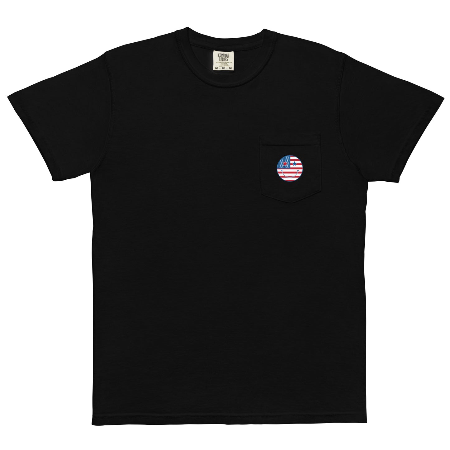 Land of the Free Unisex garment-dyed pocket t-shirt