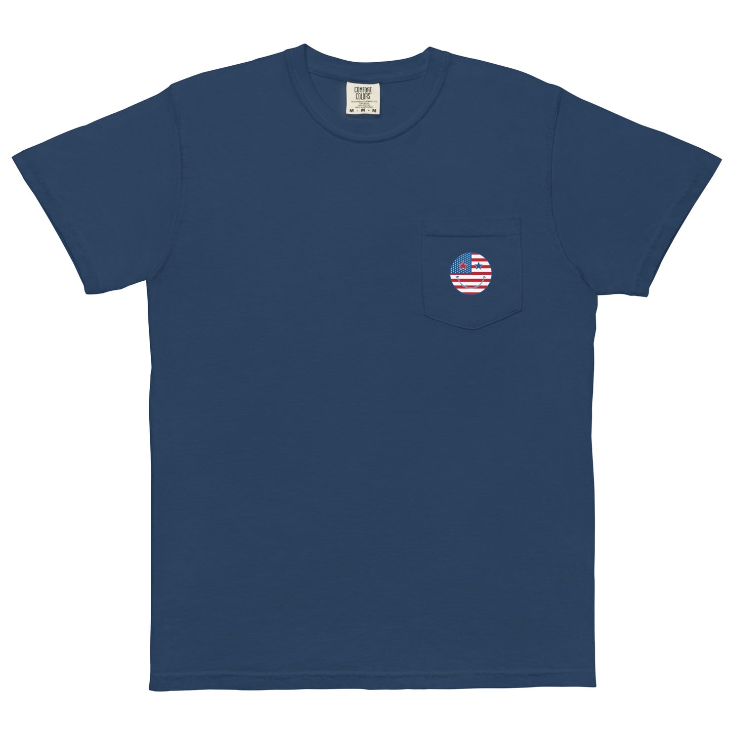 Land of the Free Unisex garment-dyed pocket t-shirt