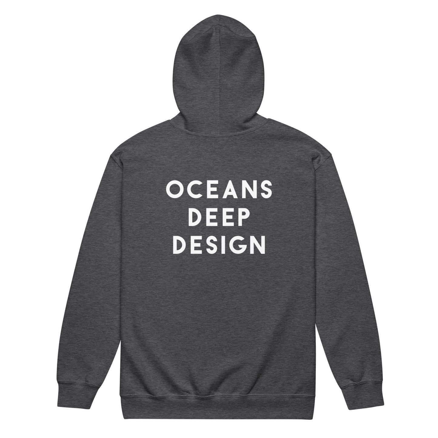 Oceans Deep Design Unisex heavy blend zip hoodie