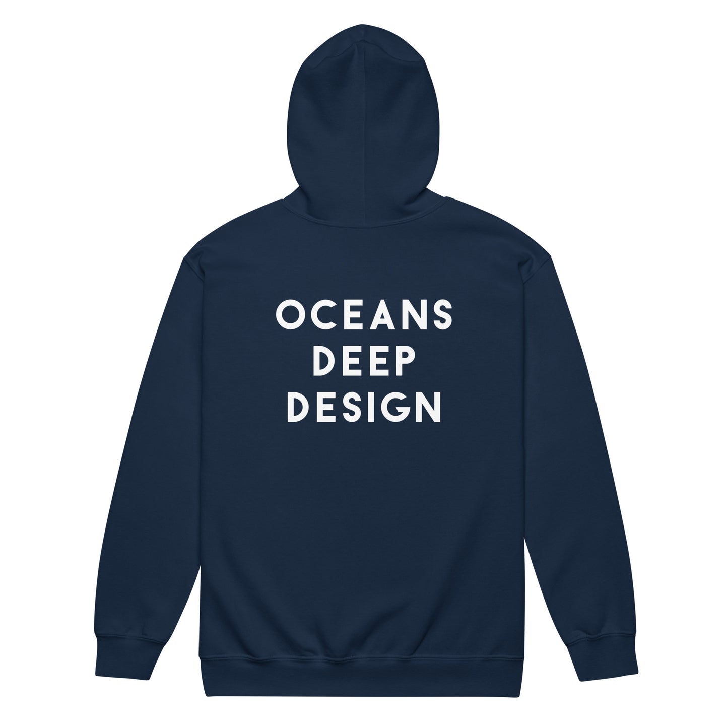 Oceans Deep Design Unisex heavy blend zip hoodie