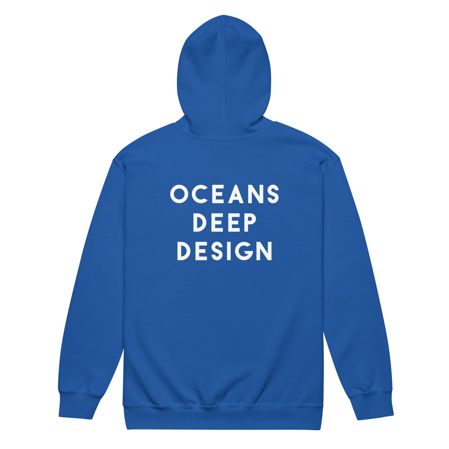 Oceans Deep Design Unisex heavy blend zip hoodie