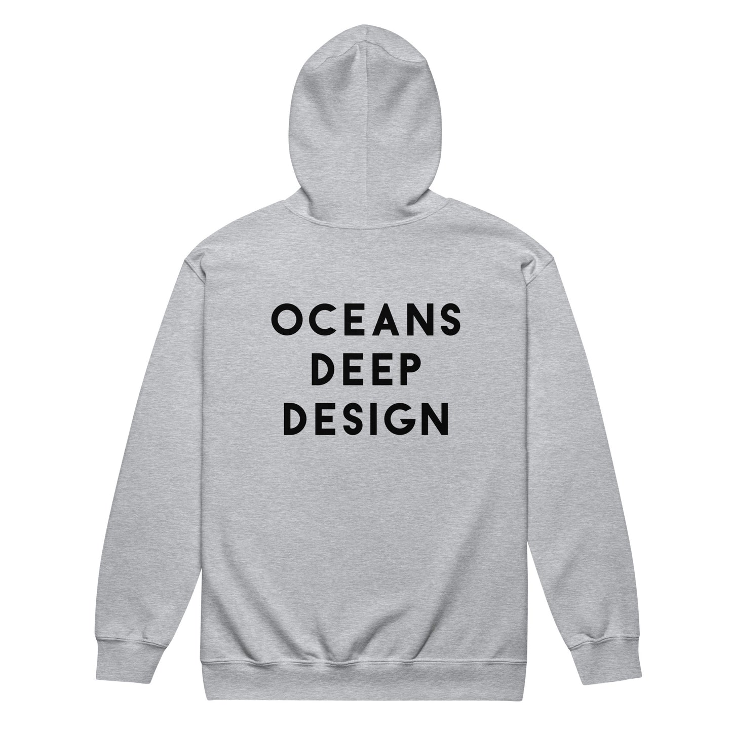 Oceans Deep Design Unisex heavy blend zip hoodie