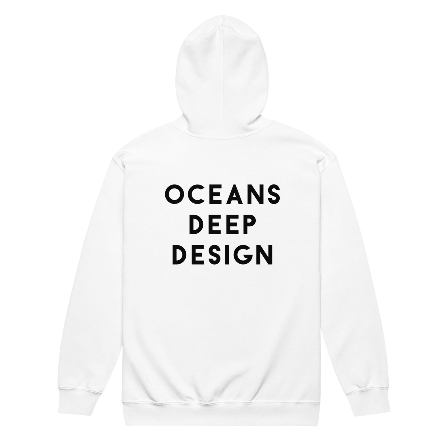 Oceans Deep Design Unisex heavy blend zip hoodie