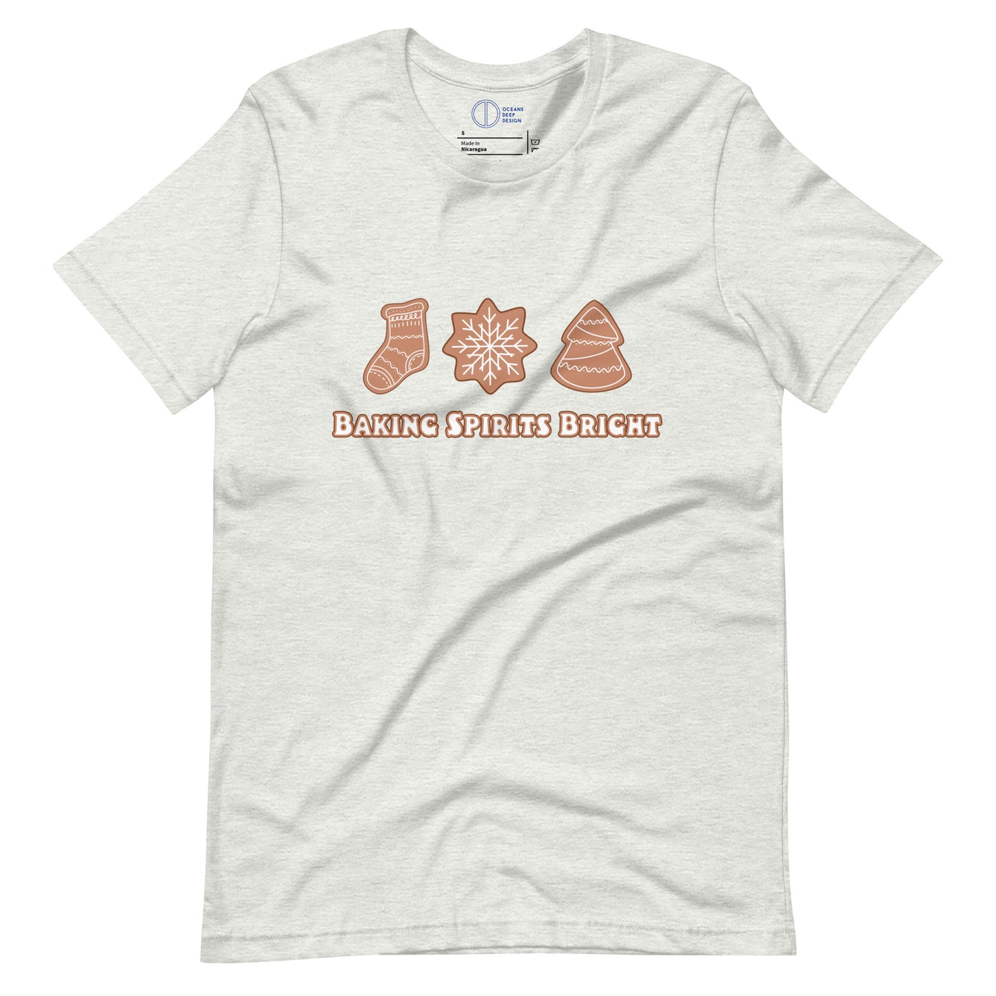 Baking Spirits Bright Gingerbread - Unisex t-shirt