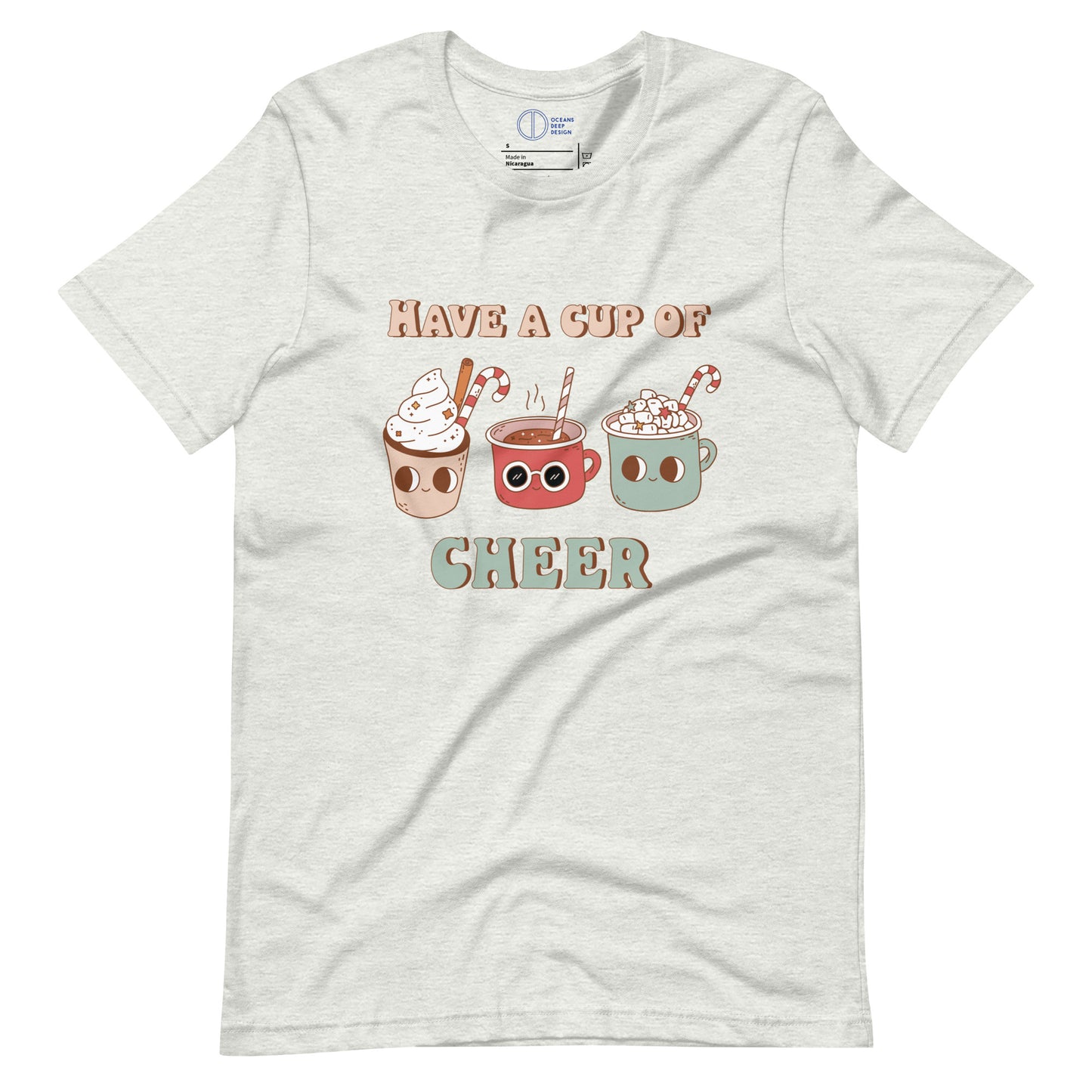 Have a Cup of Cheer Retro Christmas - Unisex t-shirt