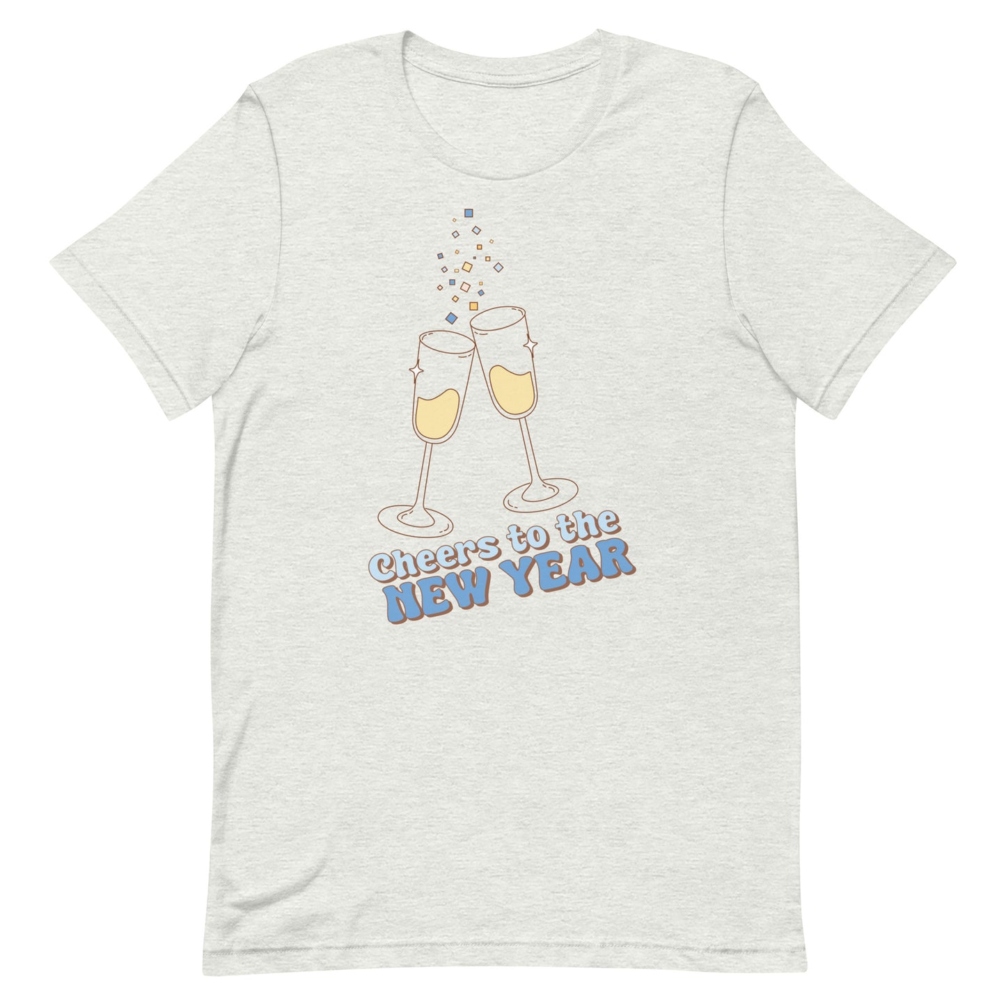 Cheers to the New Year Champagne Toast Unisex t-shirt