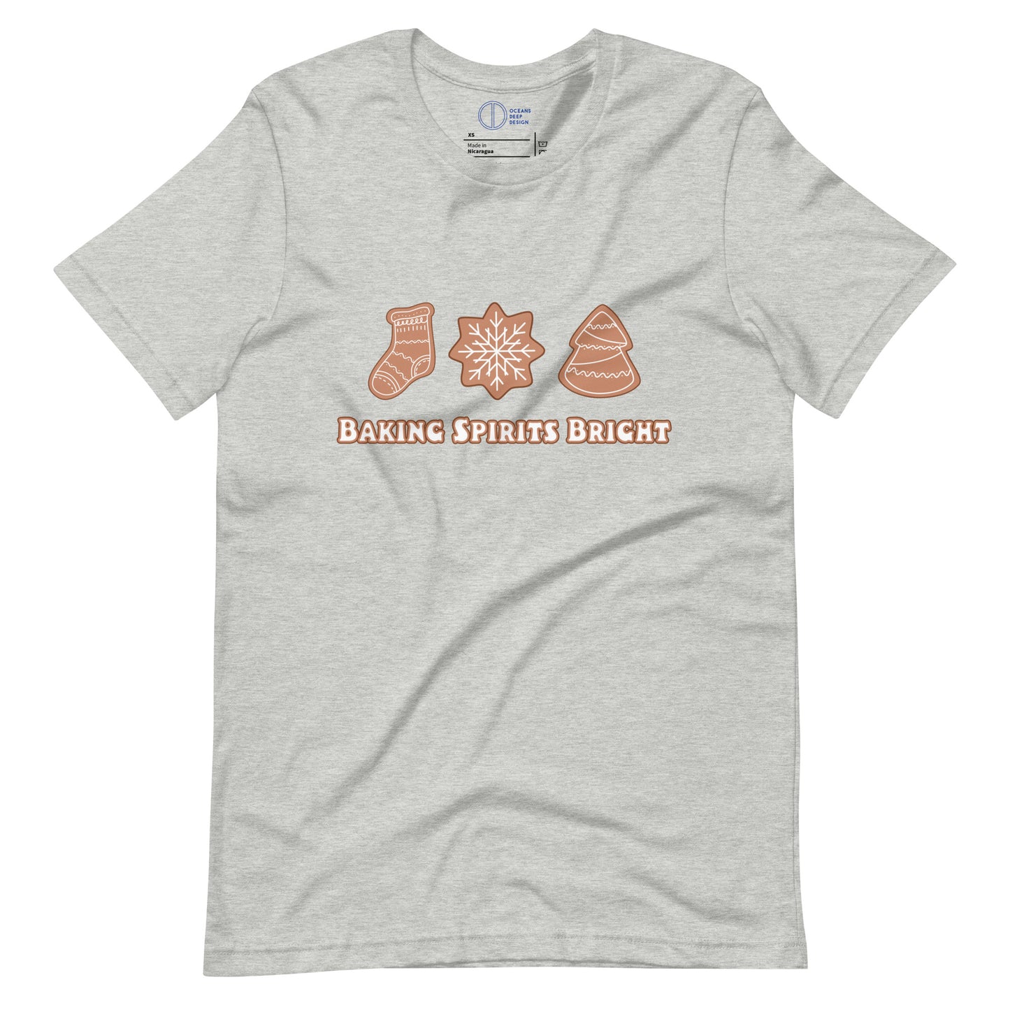 Baking Spirits Bright Gingerbread - Unisex t-shirt