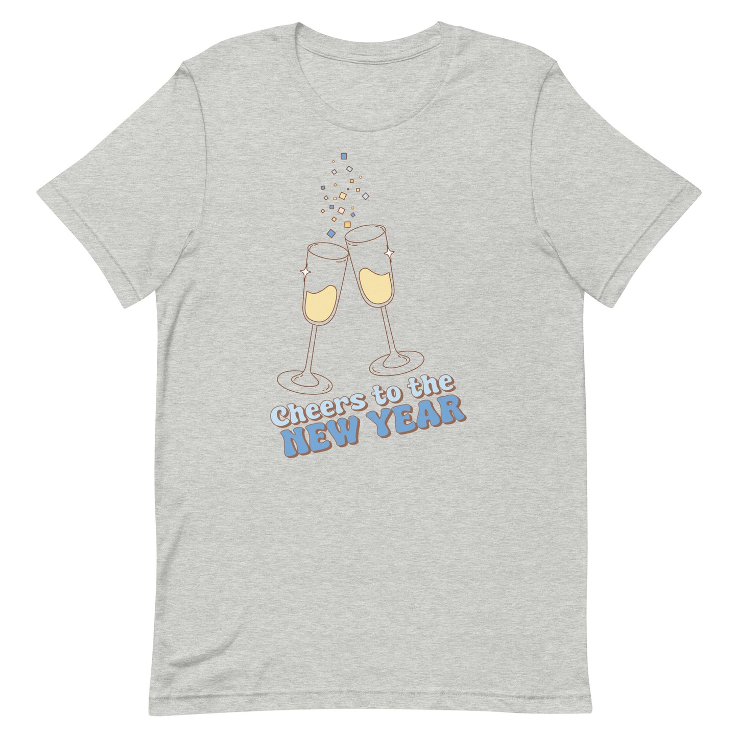 Cheers to the New Year Champagne Toast Unisex t-shirt