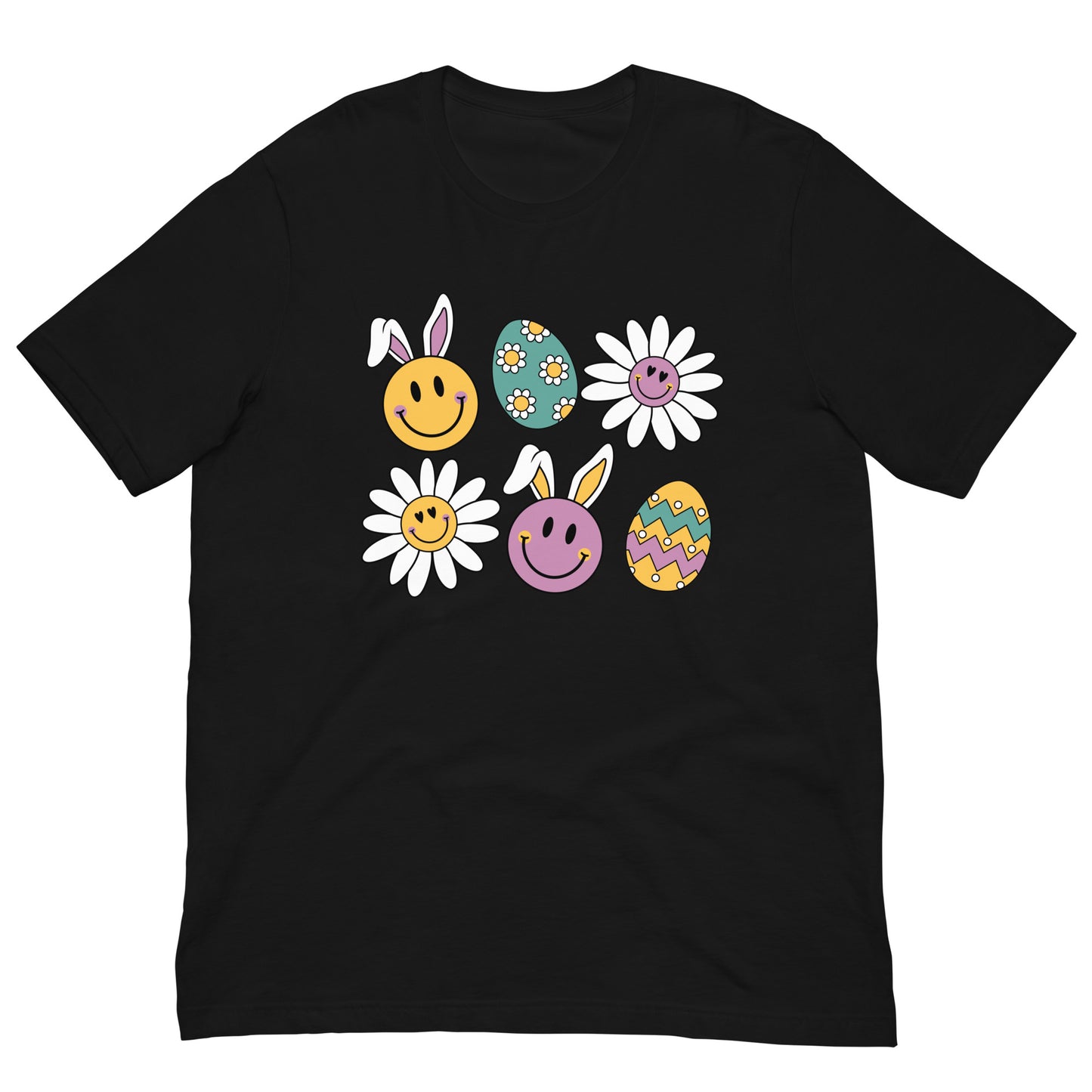 Easter Bunny and Egg Smileys Unisex t-shirt