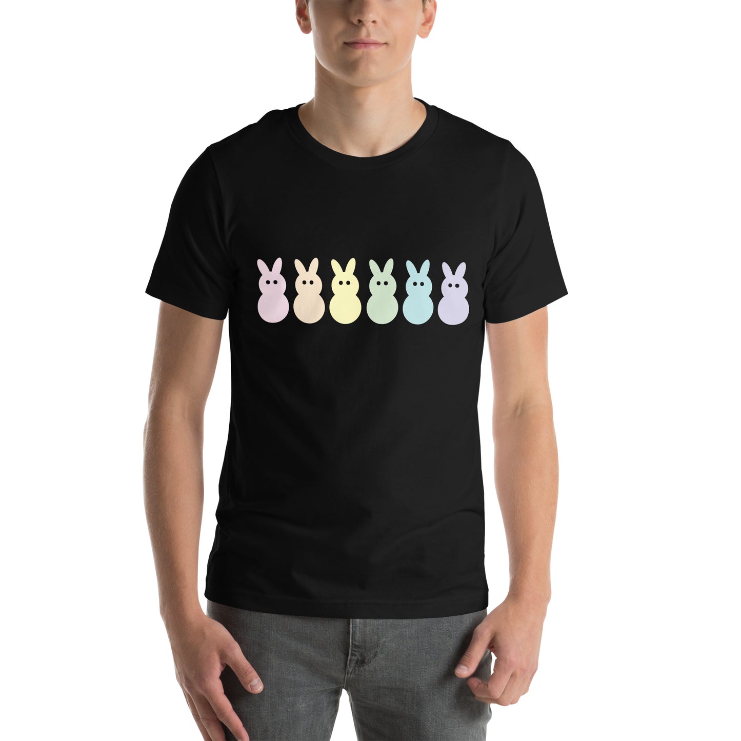 Pastel Easter Bunny Peeps Unisex t-shirt