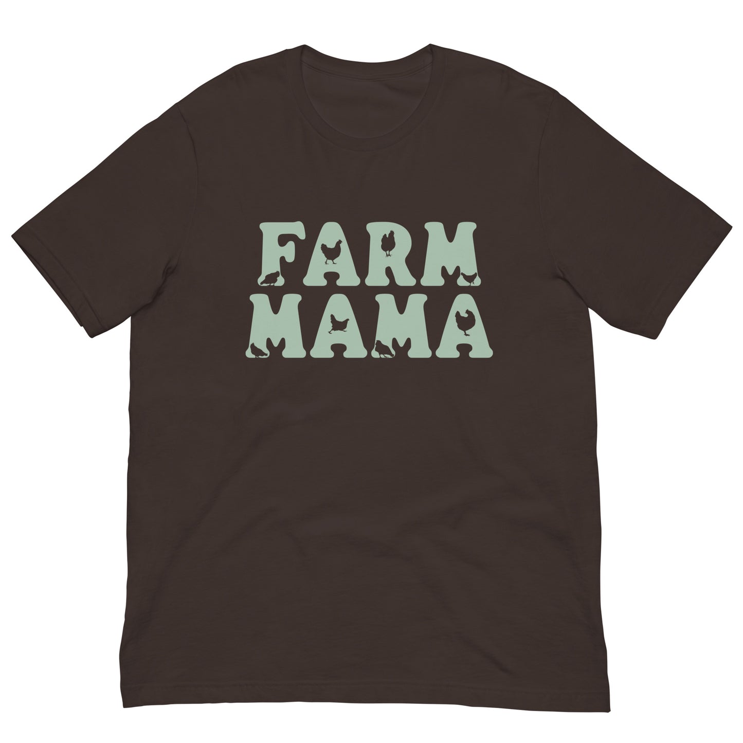 Farm Mama Chicken Cut-out Unisex t-shirt