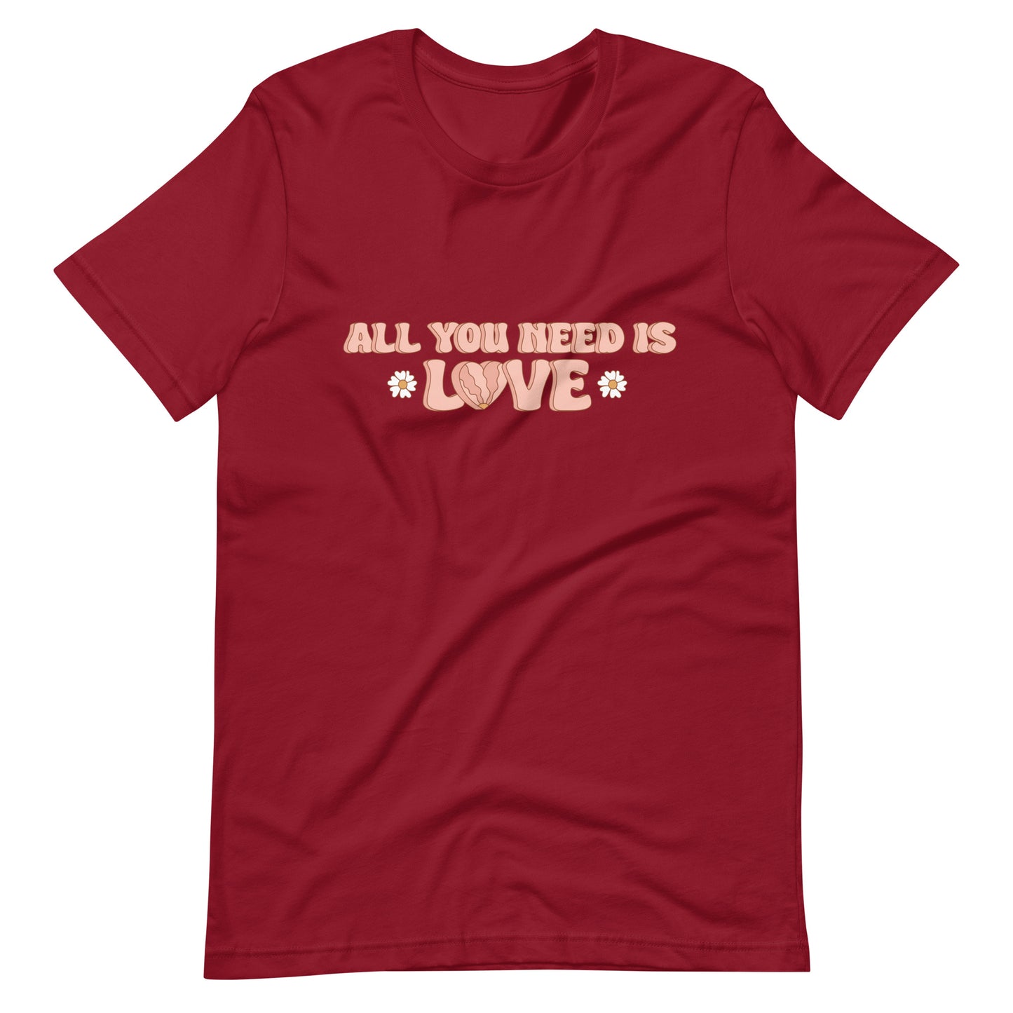 All You Need Is Love Retro Unisex t-shirt