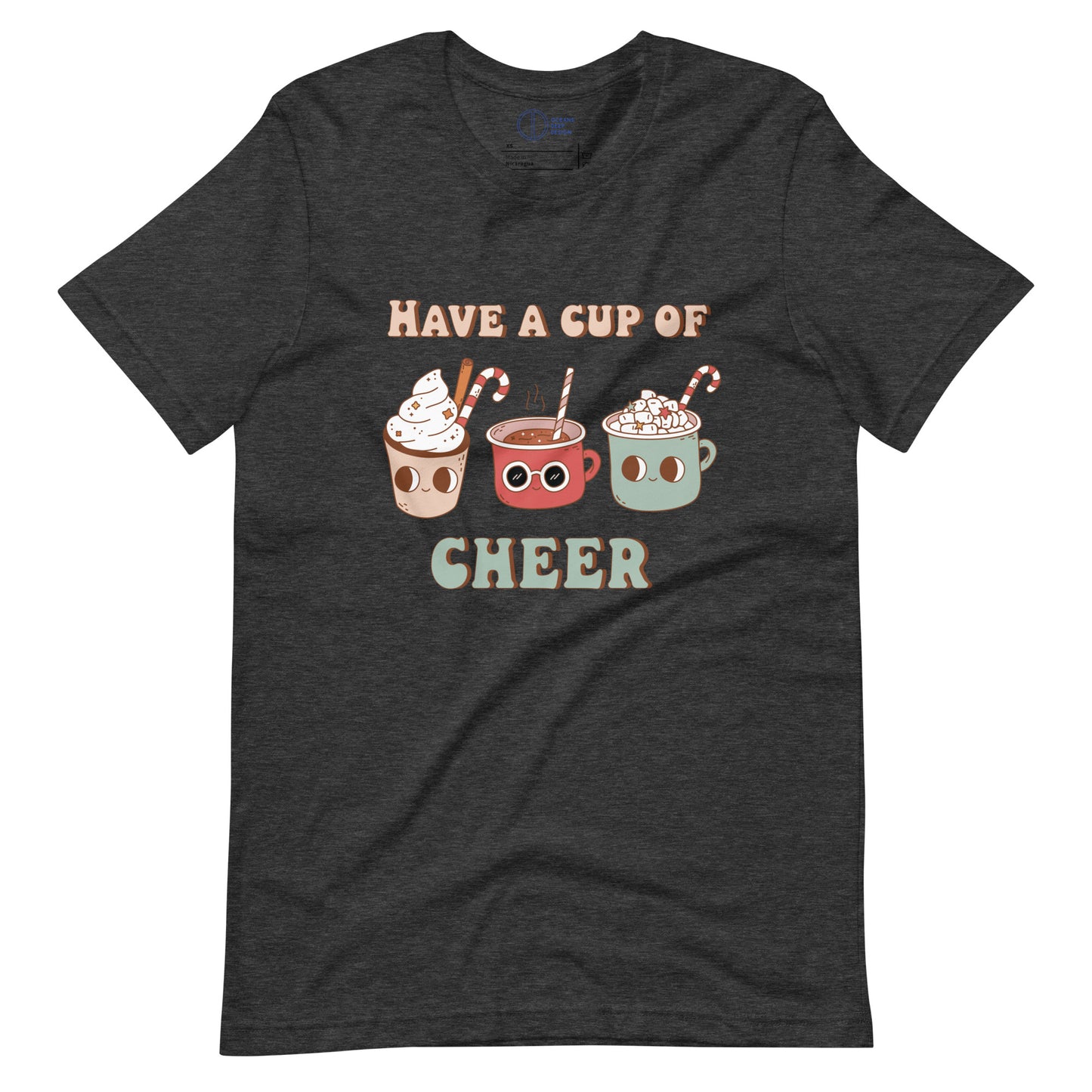 Have a Cup of Cheer Retro Christmas - Unisex t-shirt