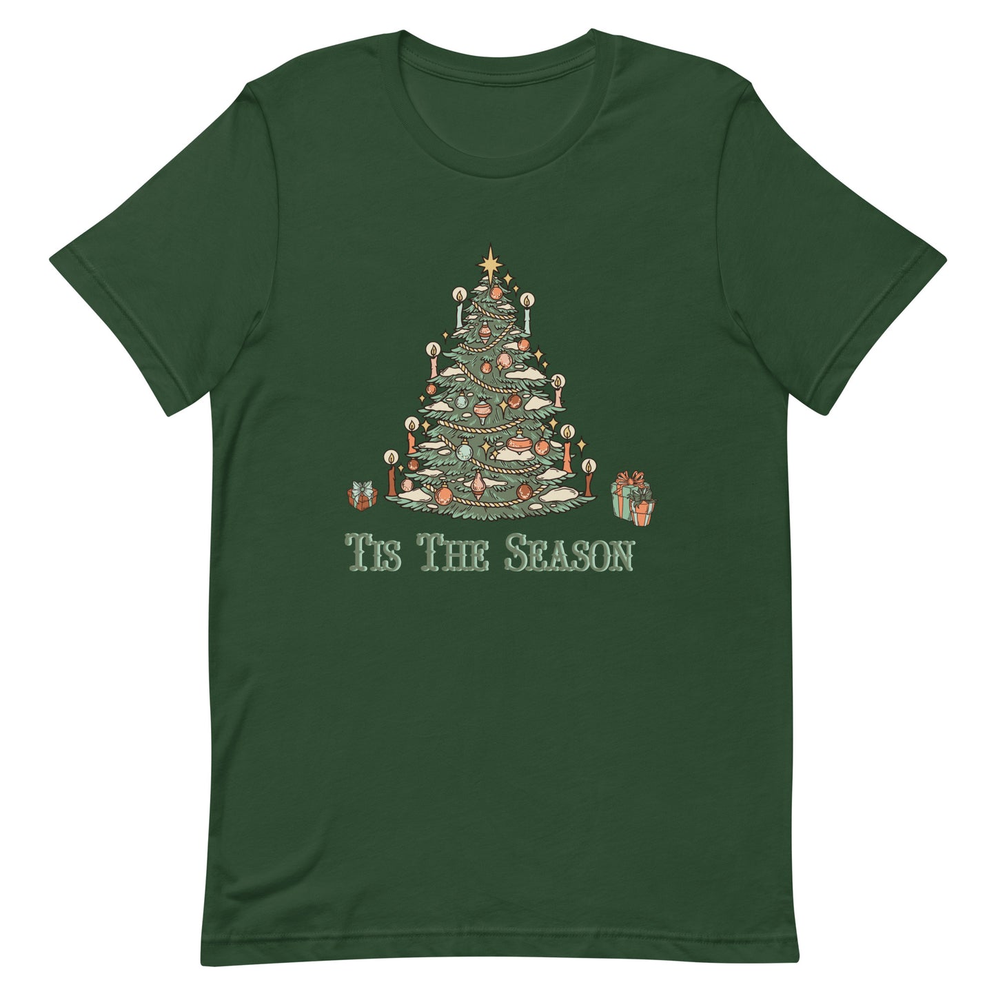 Tis the Season Christmas Tree Unisex t-shirt