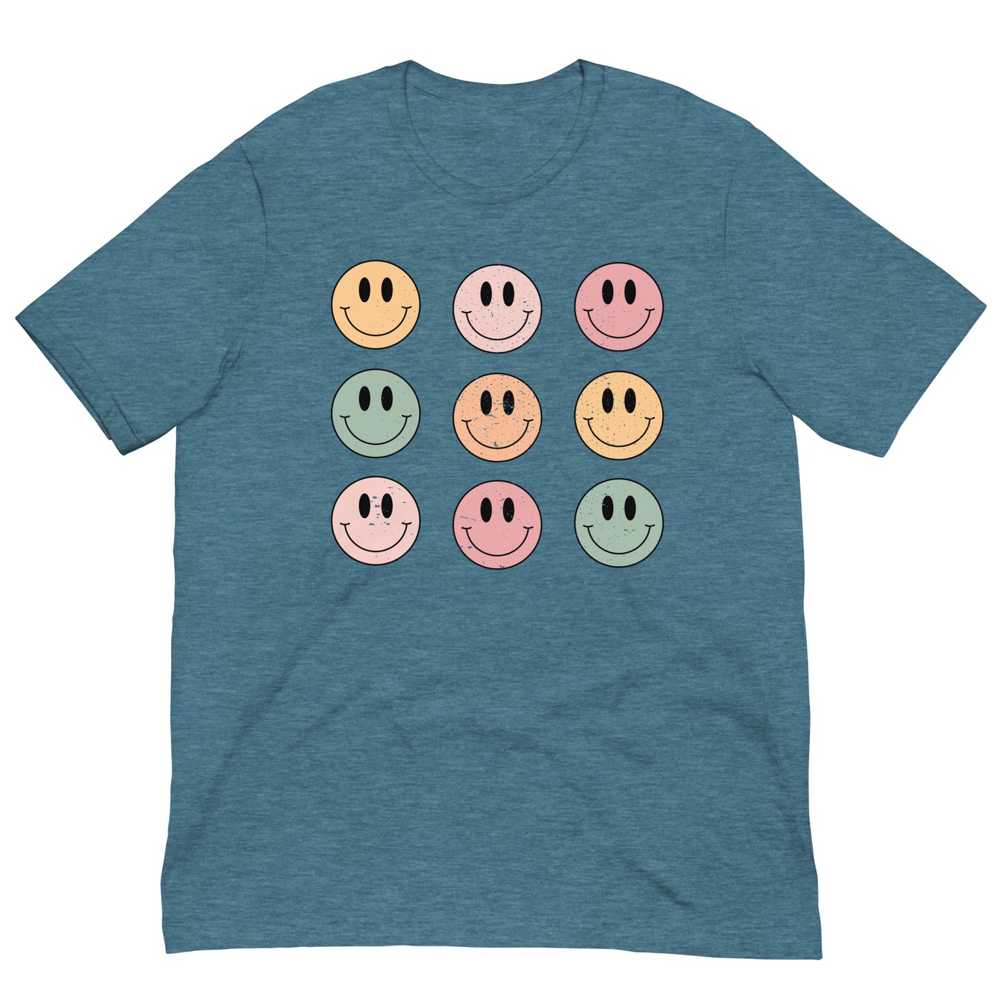 Smiley Face Pattern Unisex t-shirt