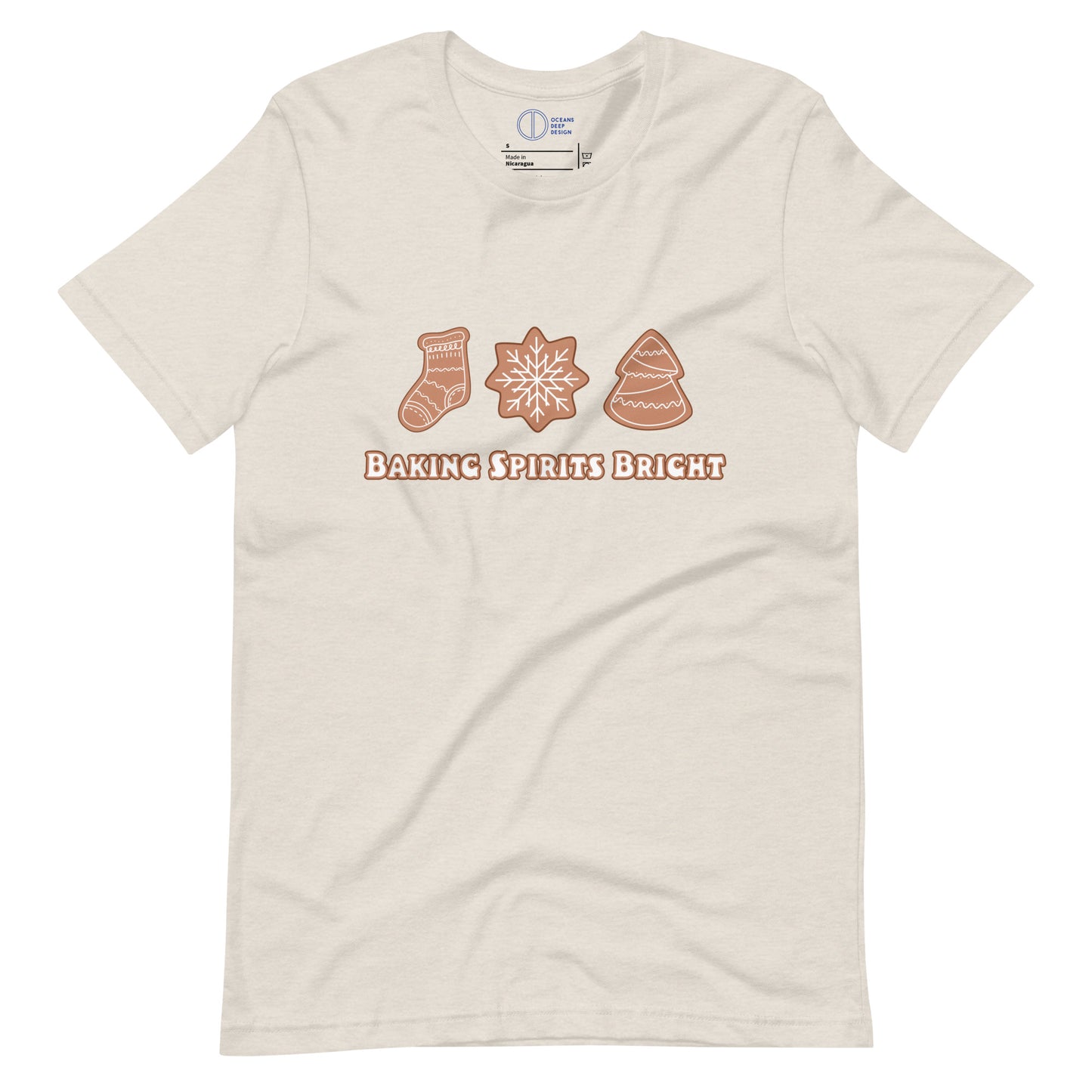 Baking Spirits Bright Gingerbread - Unisex t-shirt