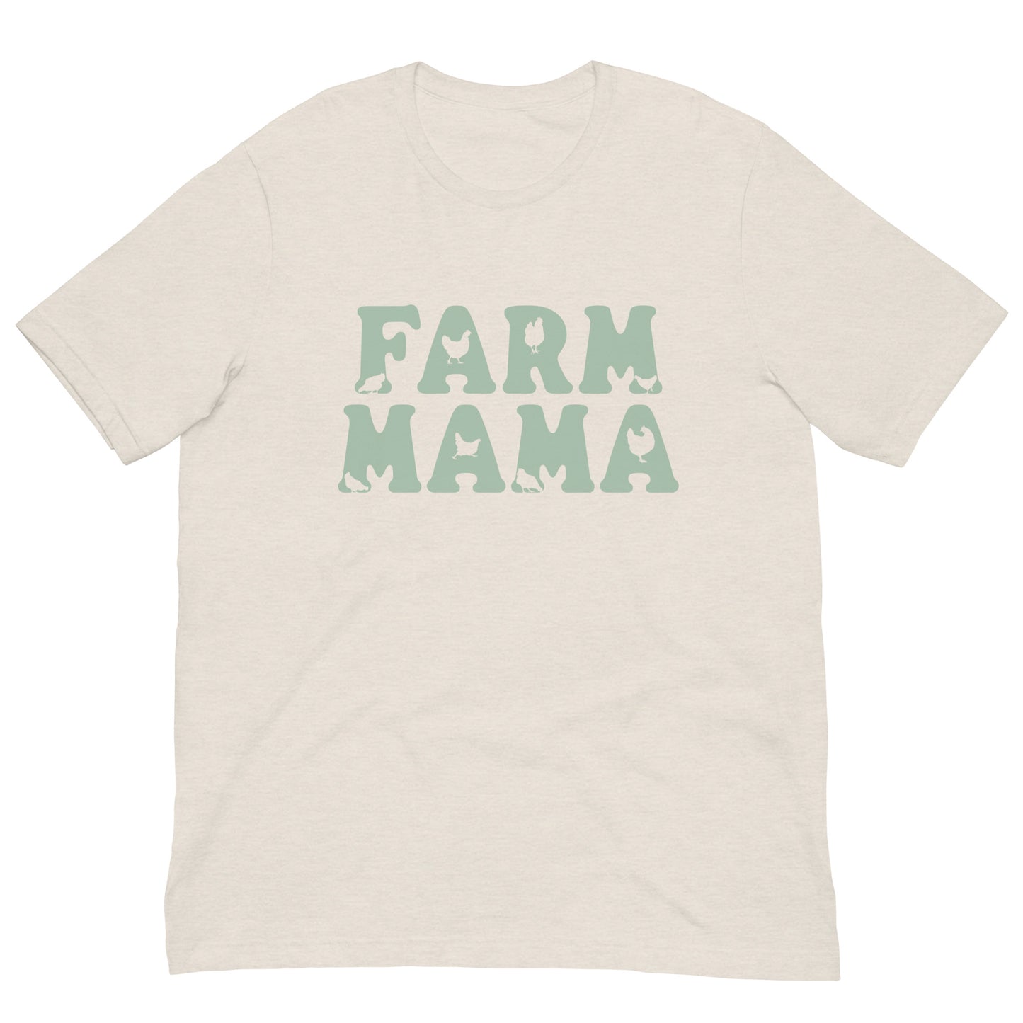 Farm Mama Chicken Cut-out Unisex t-shirt