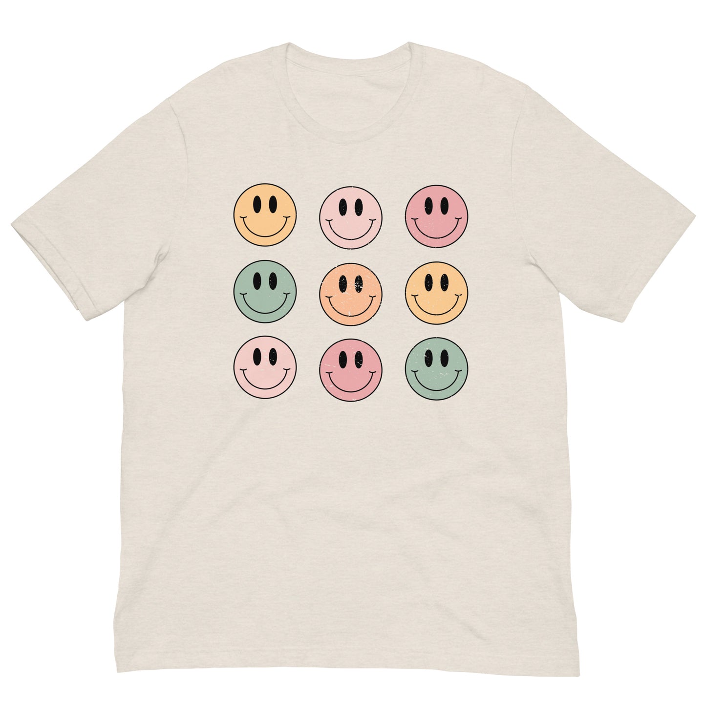 Smiley Face Pattern Unisex t-shirt