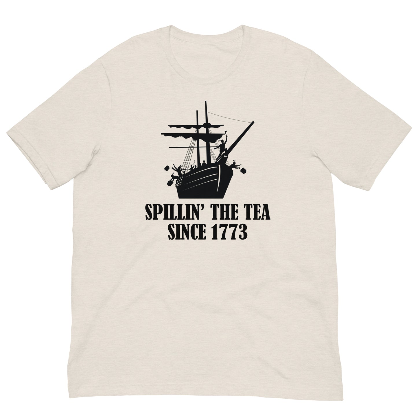 Spillin' the Tea Since 1773 Unisex t-shirt