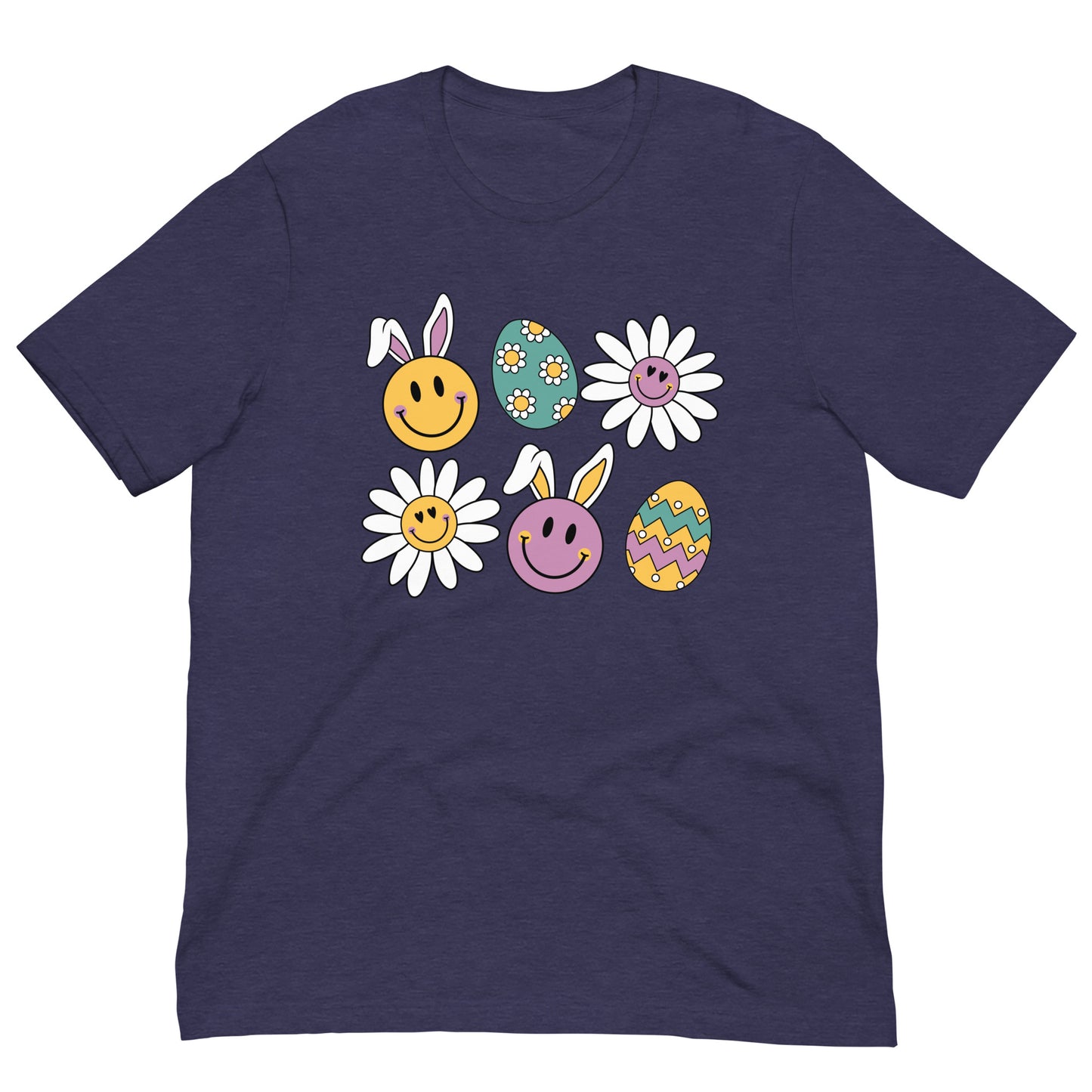 Easter Bunny and Egg Smileys Unisex t-shirt