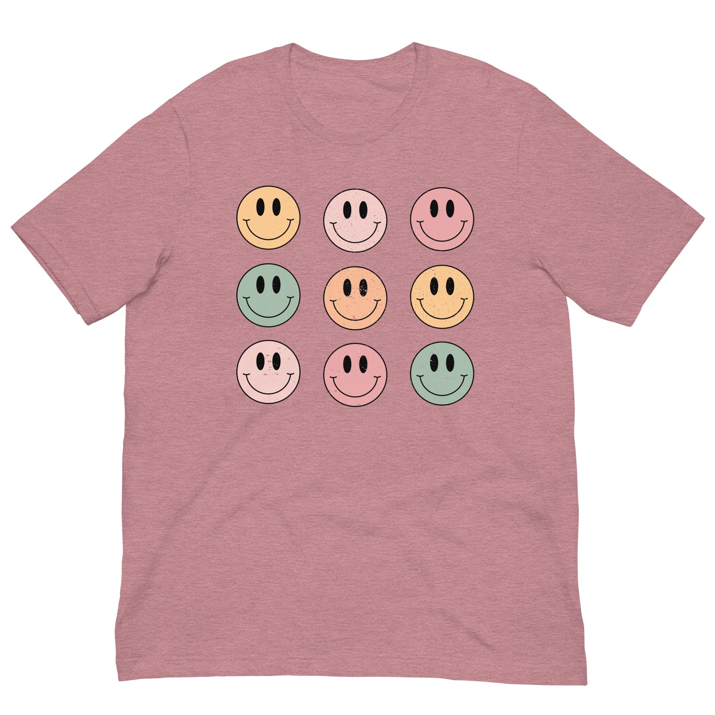 Smiley Face Pattern Unisex t-shirt