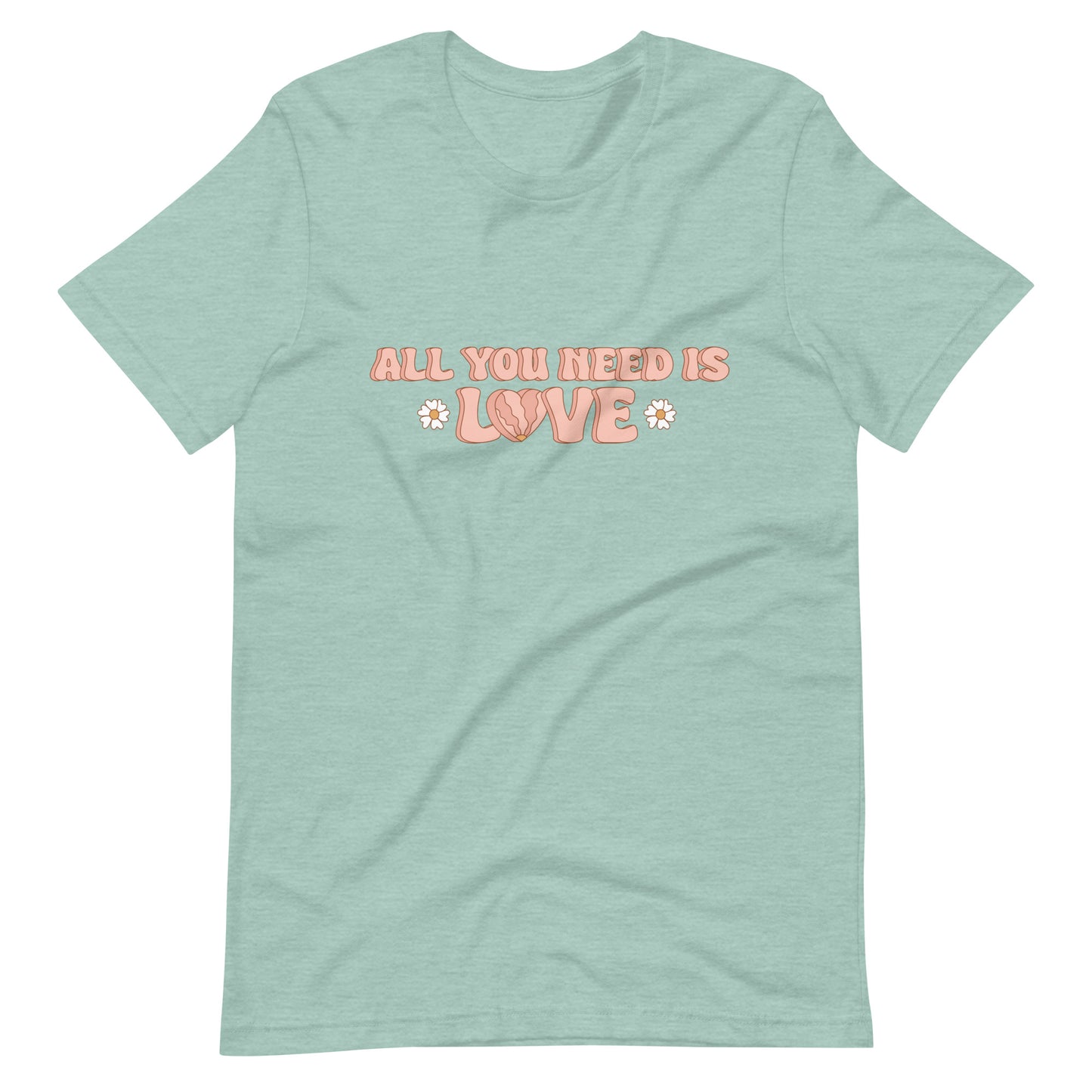 All You Need Is Love Retro Unisex t-shirt