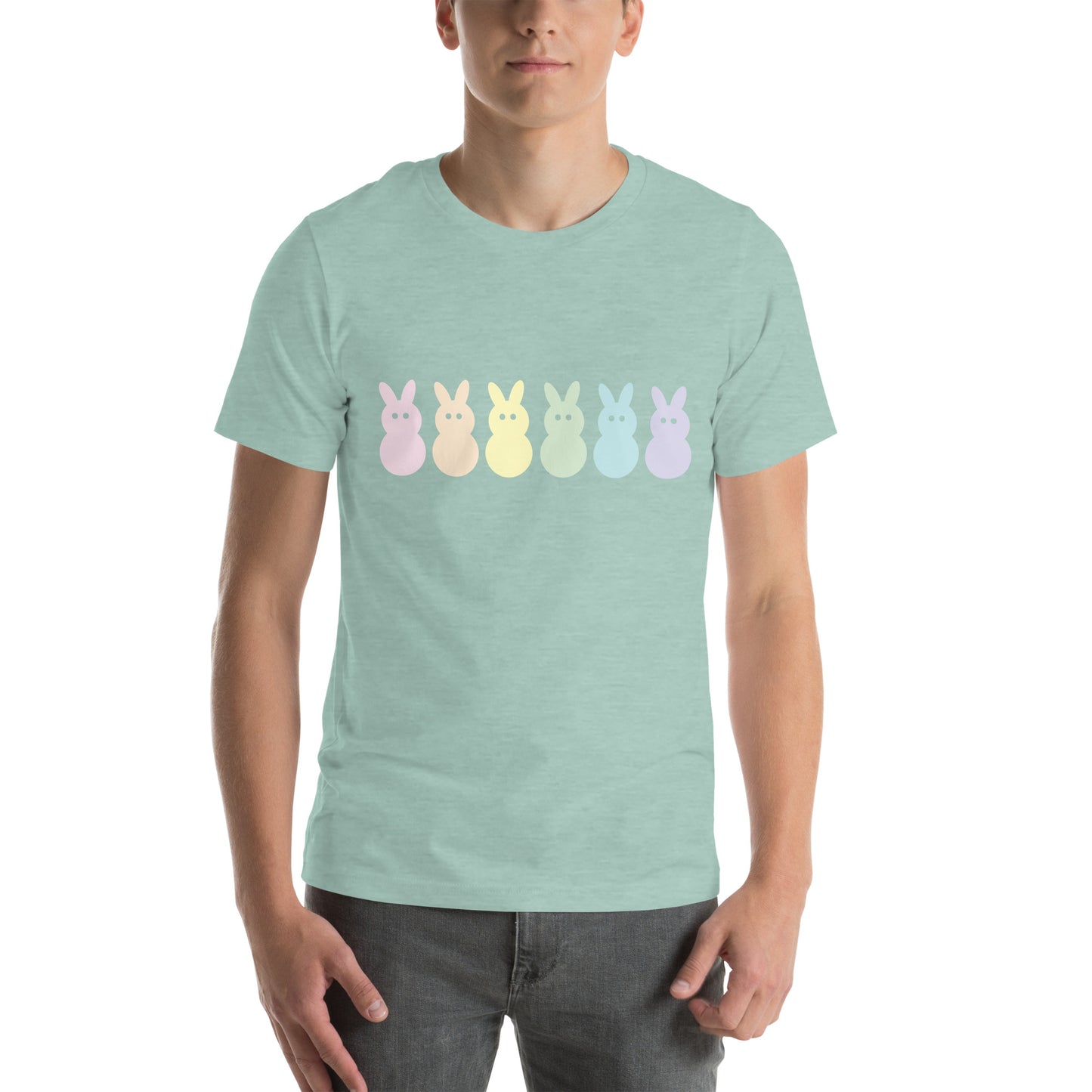 Pastel Easter Bunny Peeps Unisex t-shirt