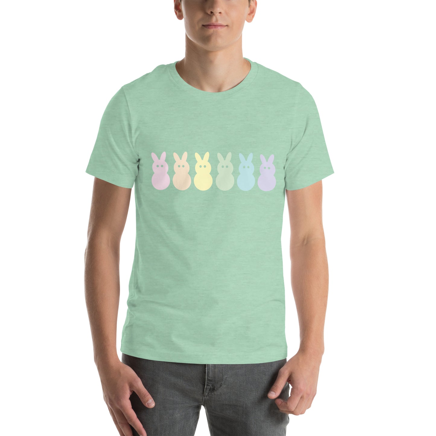 Pastel Easter Bunny Peeps Unisex t-shirt