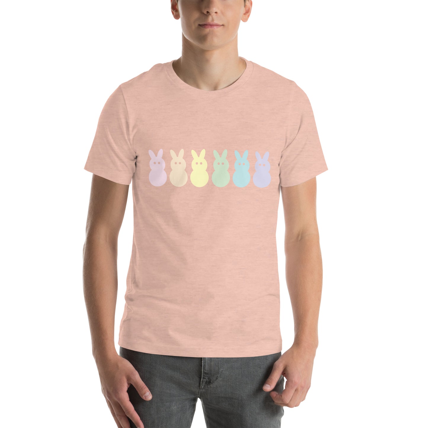 Pastel Easter Bunny Peeps Unisex t-shirt