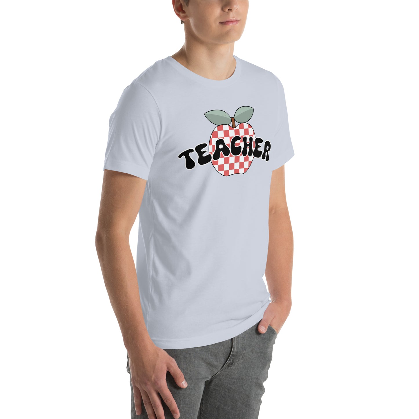 Teacher Retro Apple Unisex t-shirt