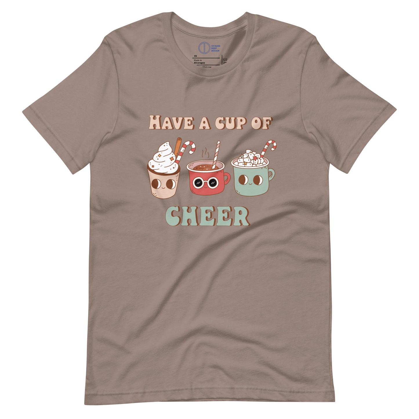 Have a Cup of Cheer Retro Christmas - Unisex t-shirt