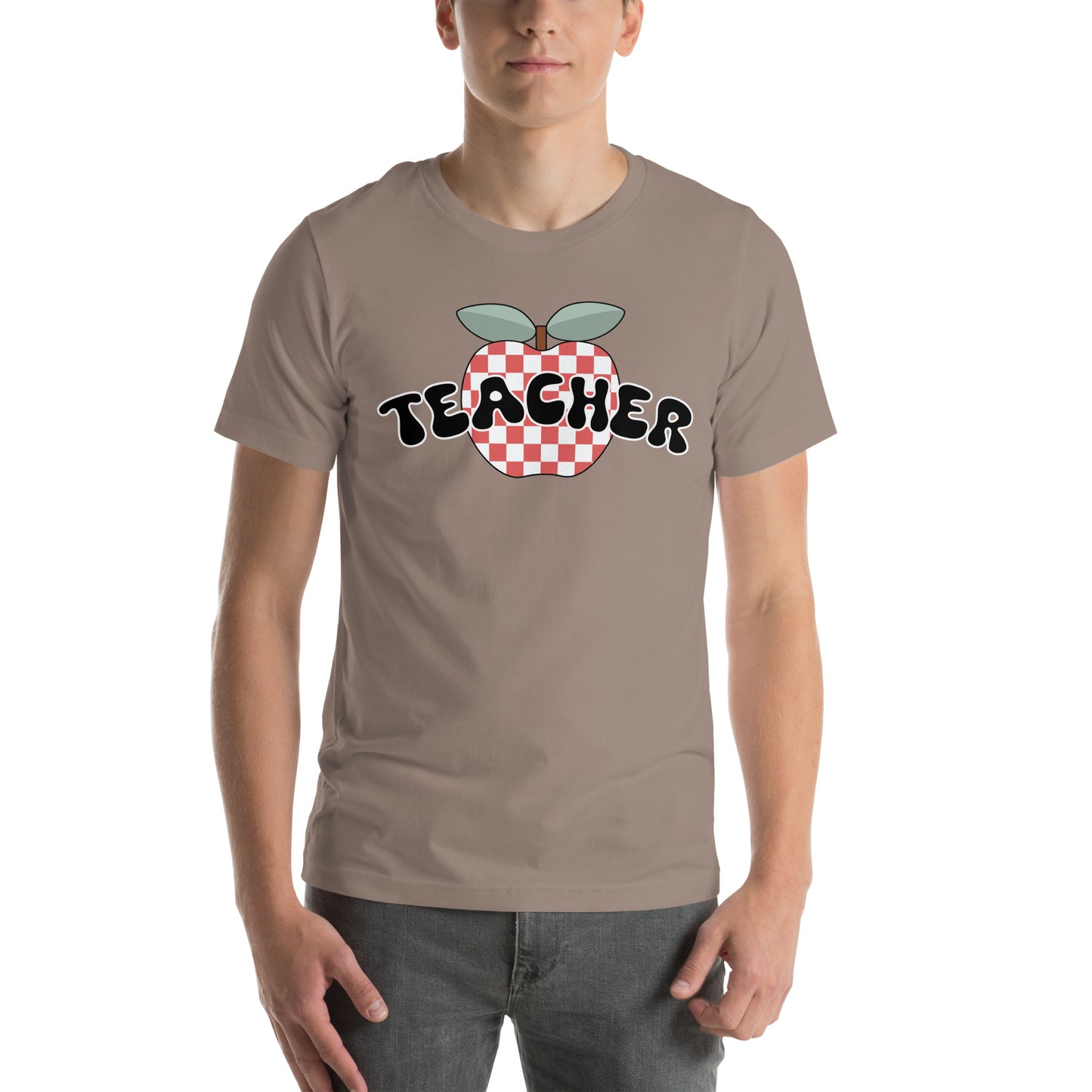 Teacher Retro Apple Unisex t-shirt