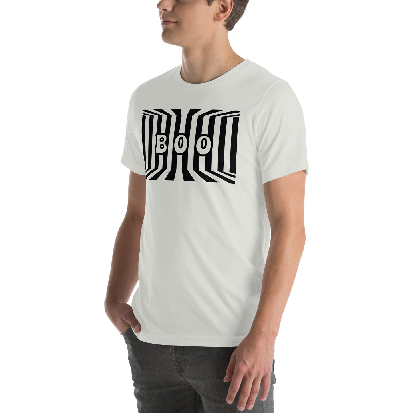 Optical Illusion Boo Unisex t-shirt