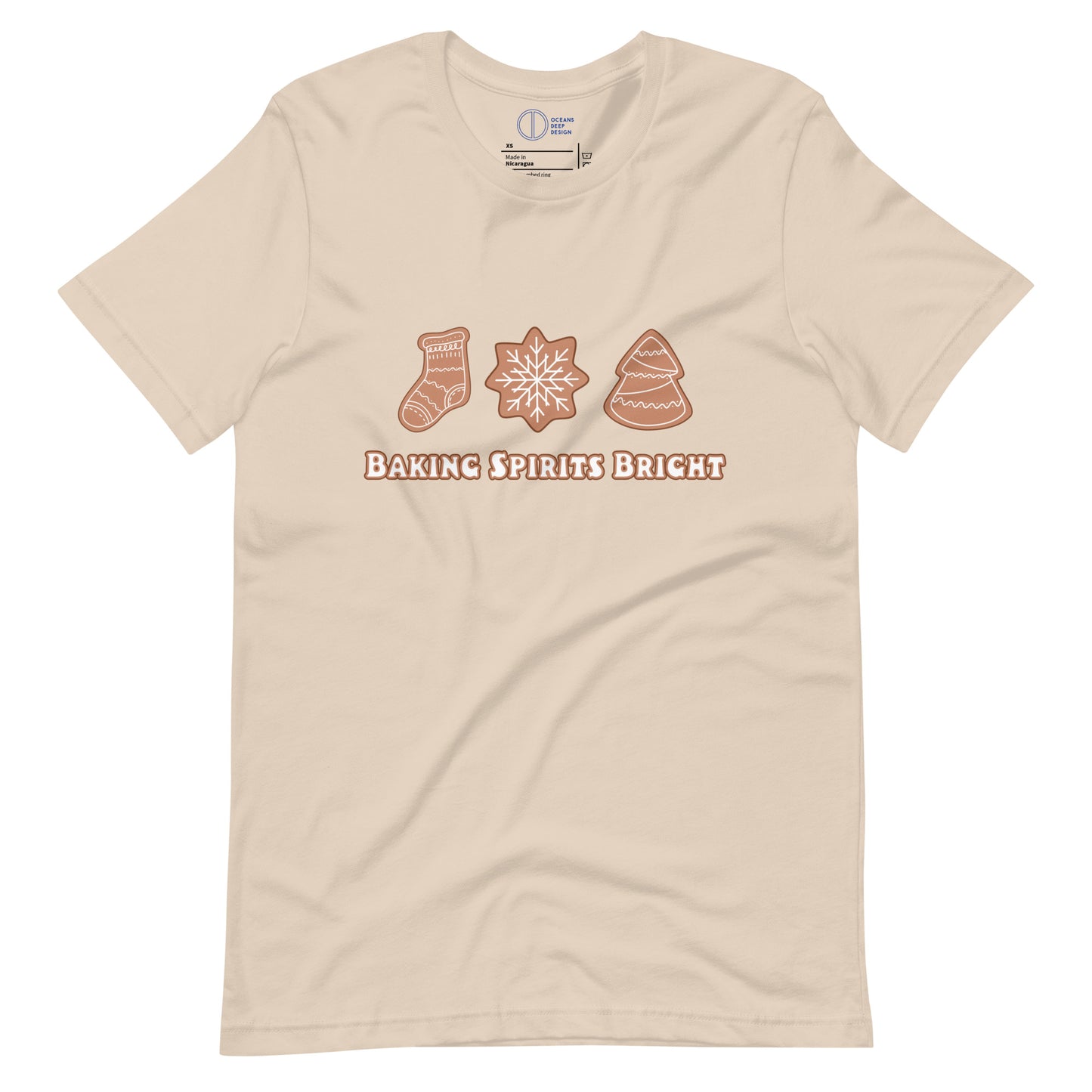 Baking Spirits Bright Gingerbread - Unisex t-shirt