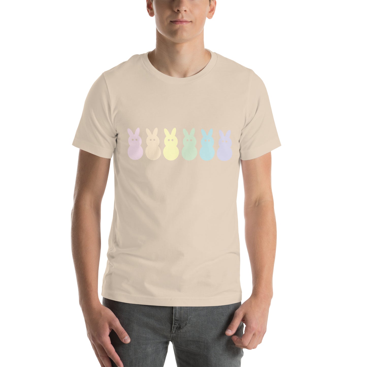 Pastel Easter Bunny Peeps Unisex t-shirt