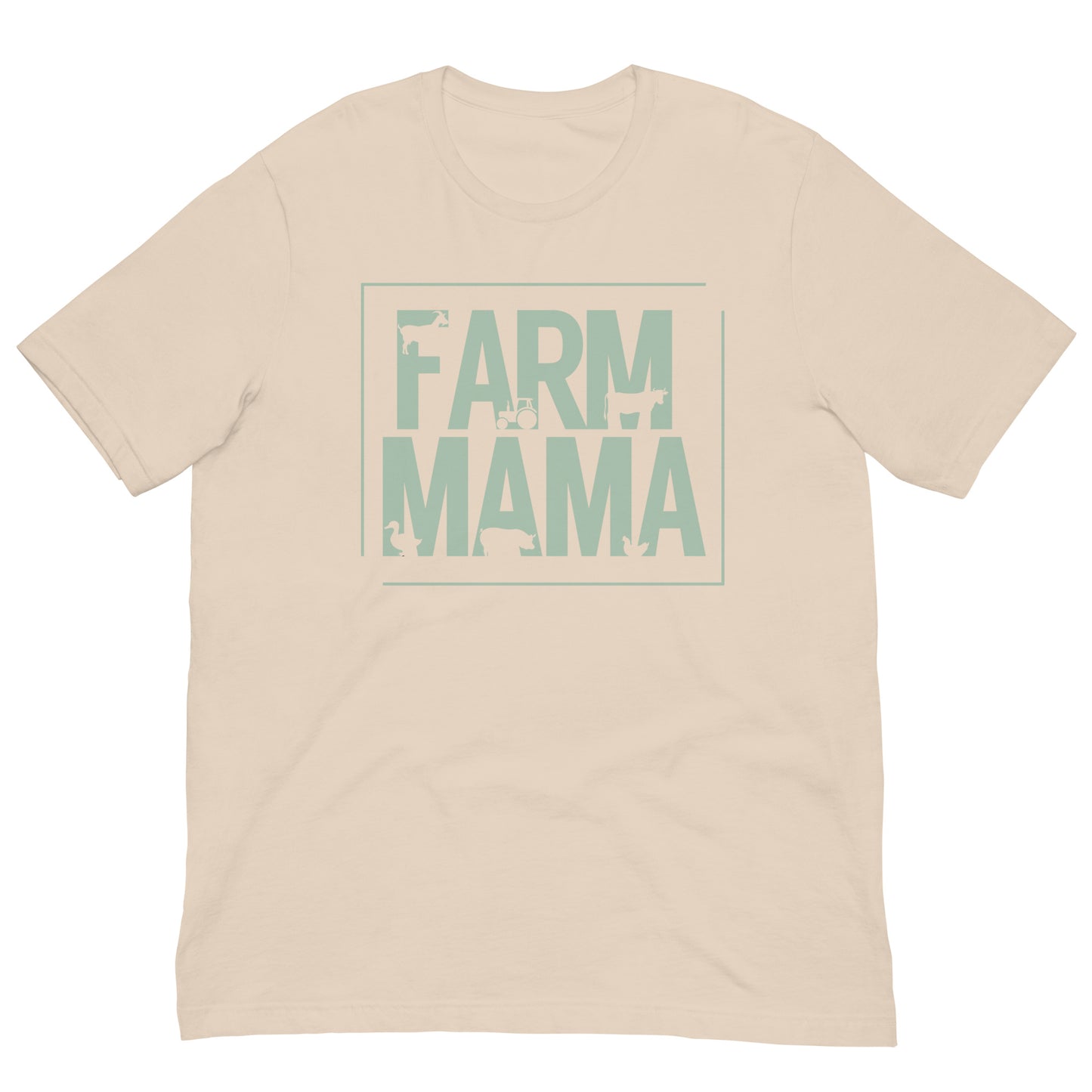 Farm Mama Animal Cut-out Unisex t-shirt