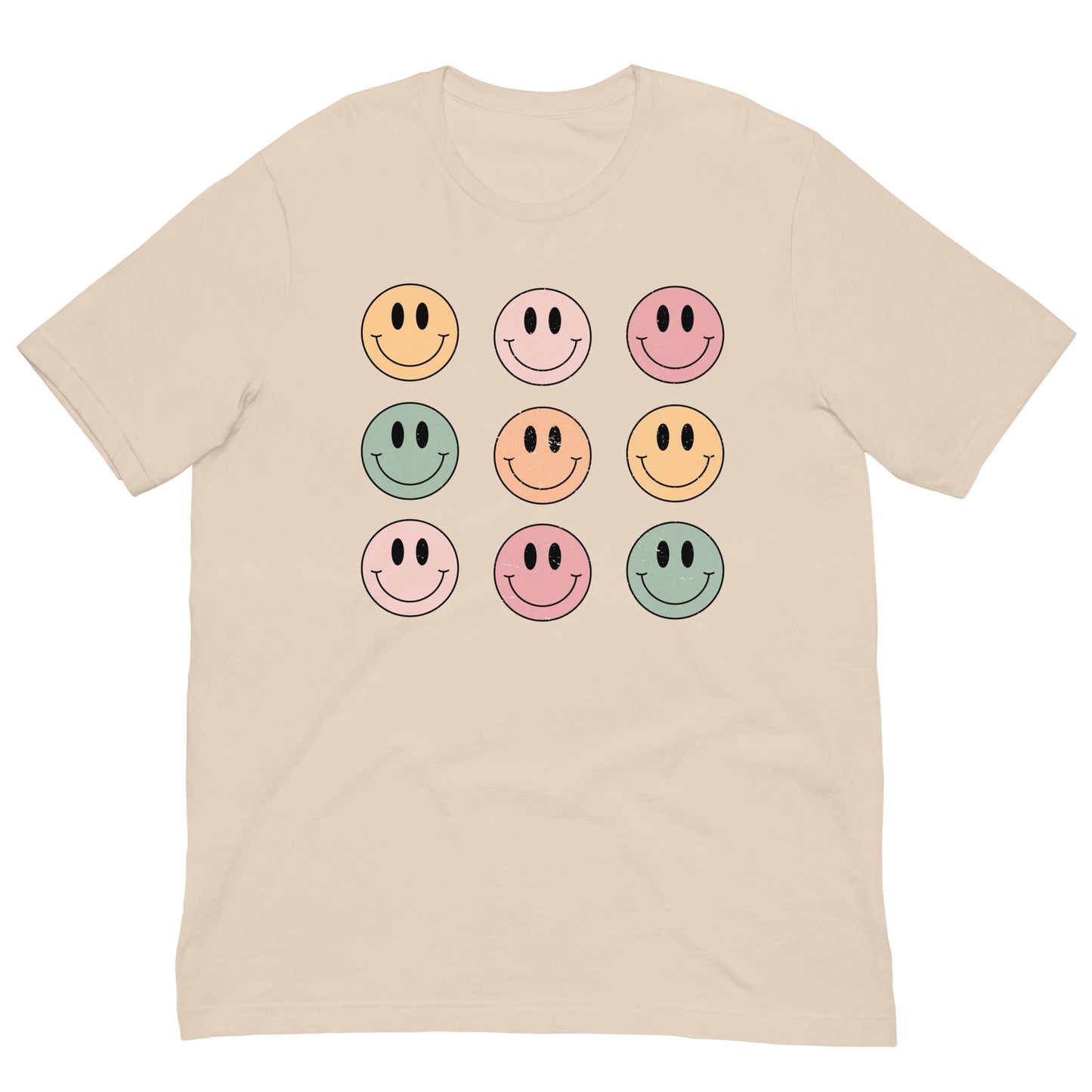 Smiley Face Pattern Unisex t-shirt