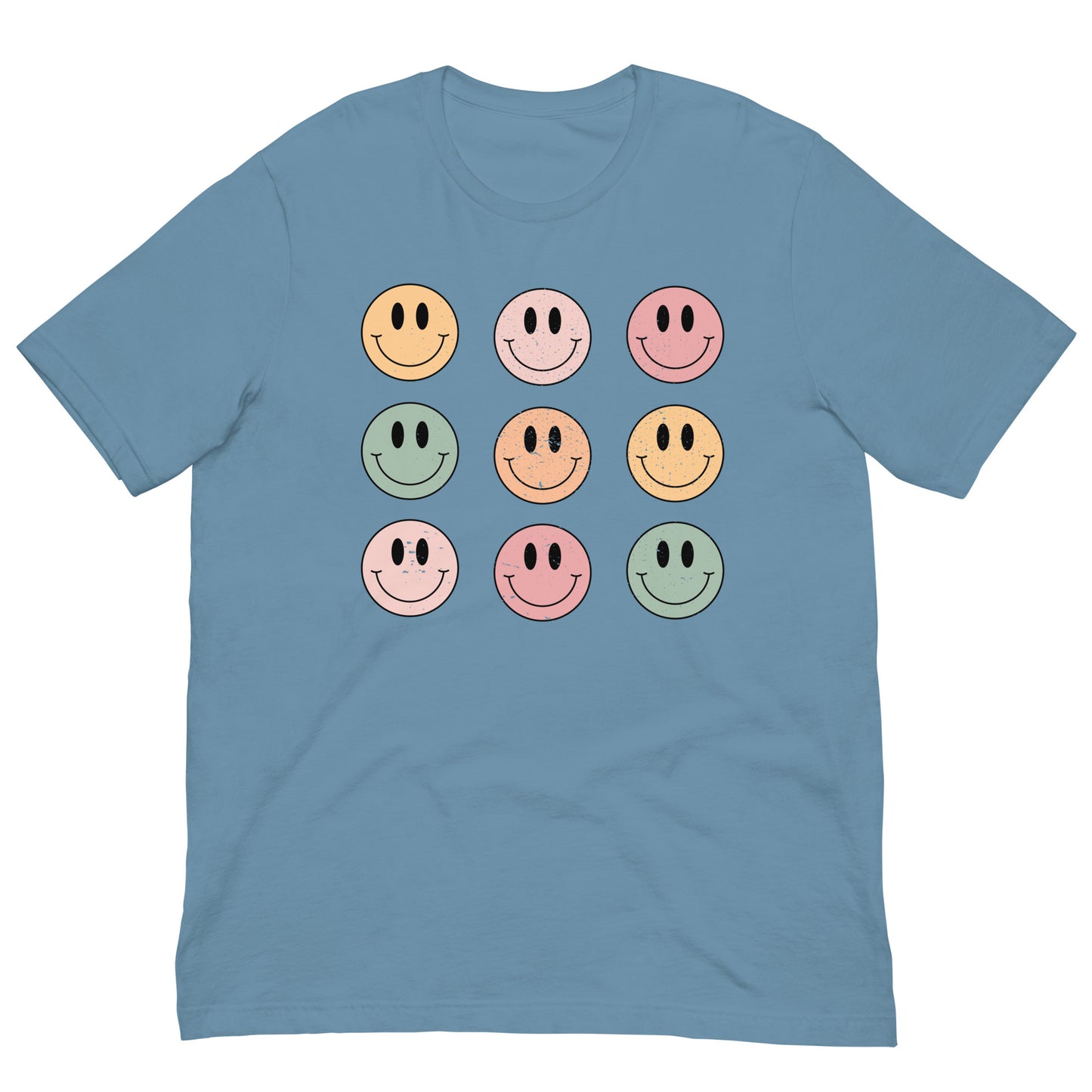 Smiley Face Pattern Unisex t-shirt