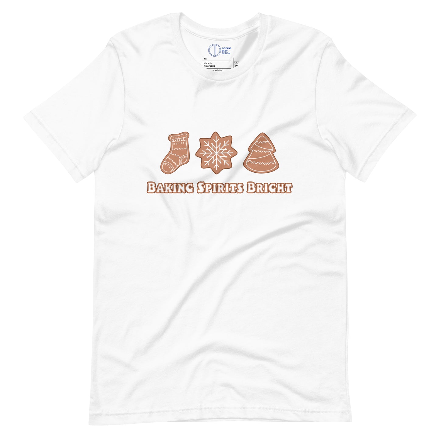 Baking Spirits Bright Gingerbread - Unisex t-shirt