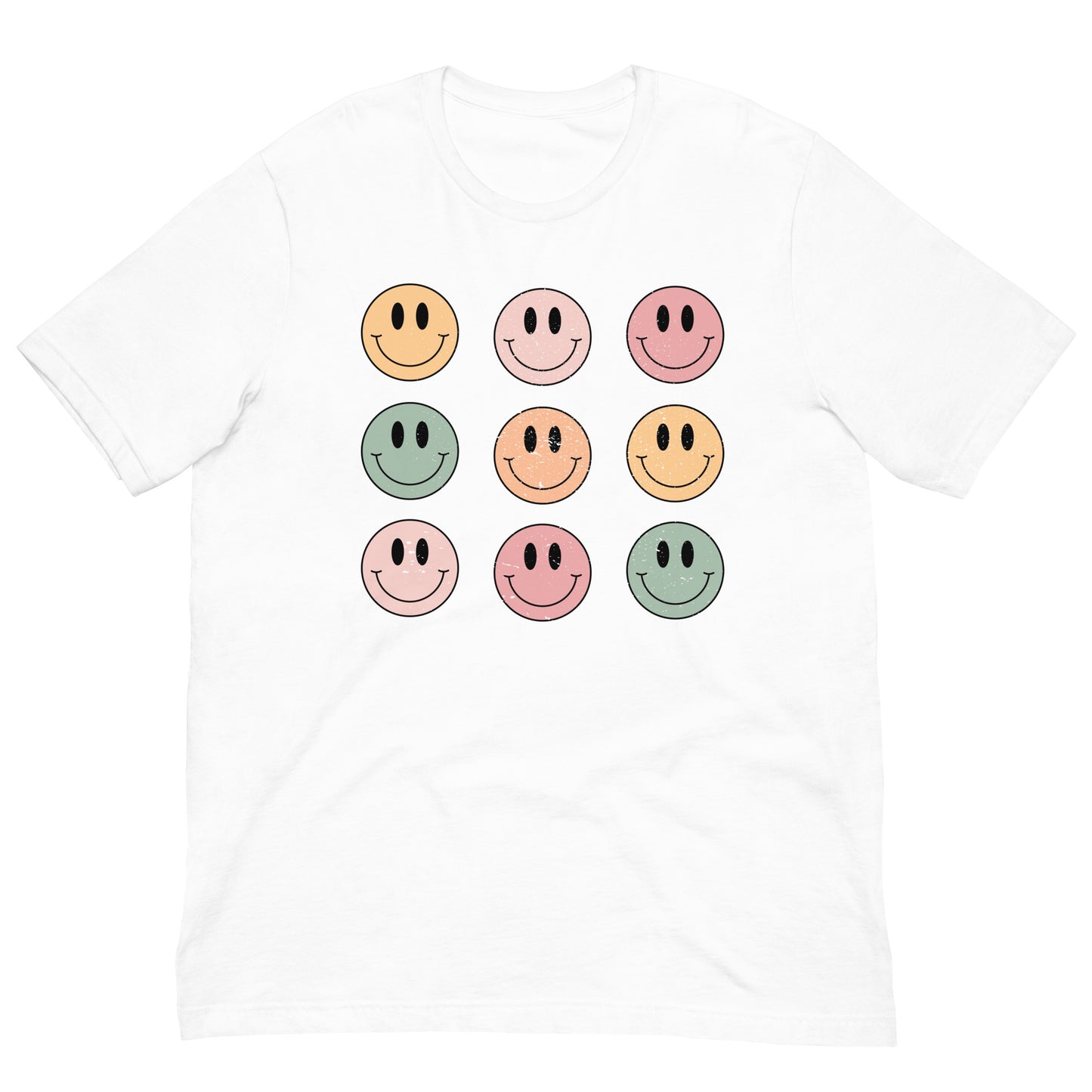 Smiley Face Pattern Unisex t-shirt