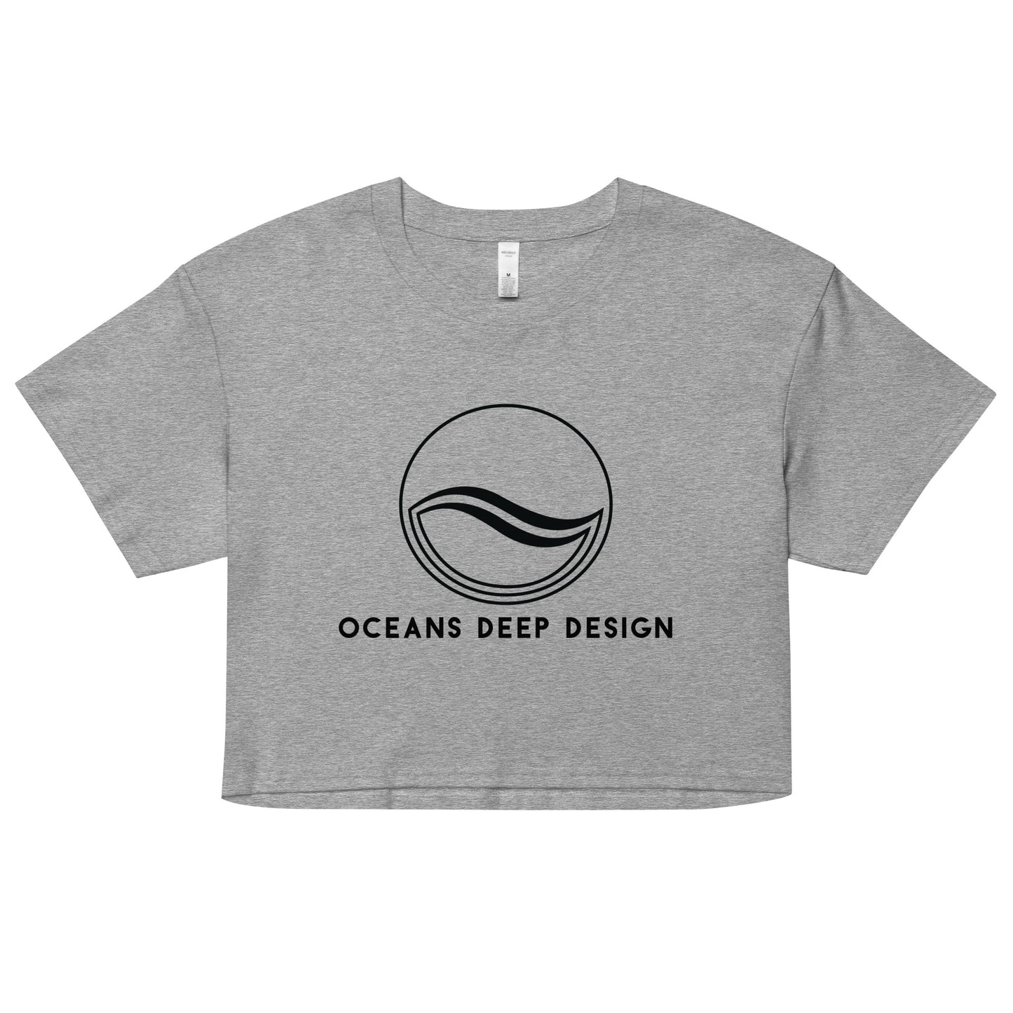 Oceans Deep Design Women’s crop top