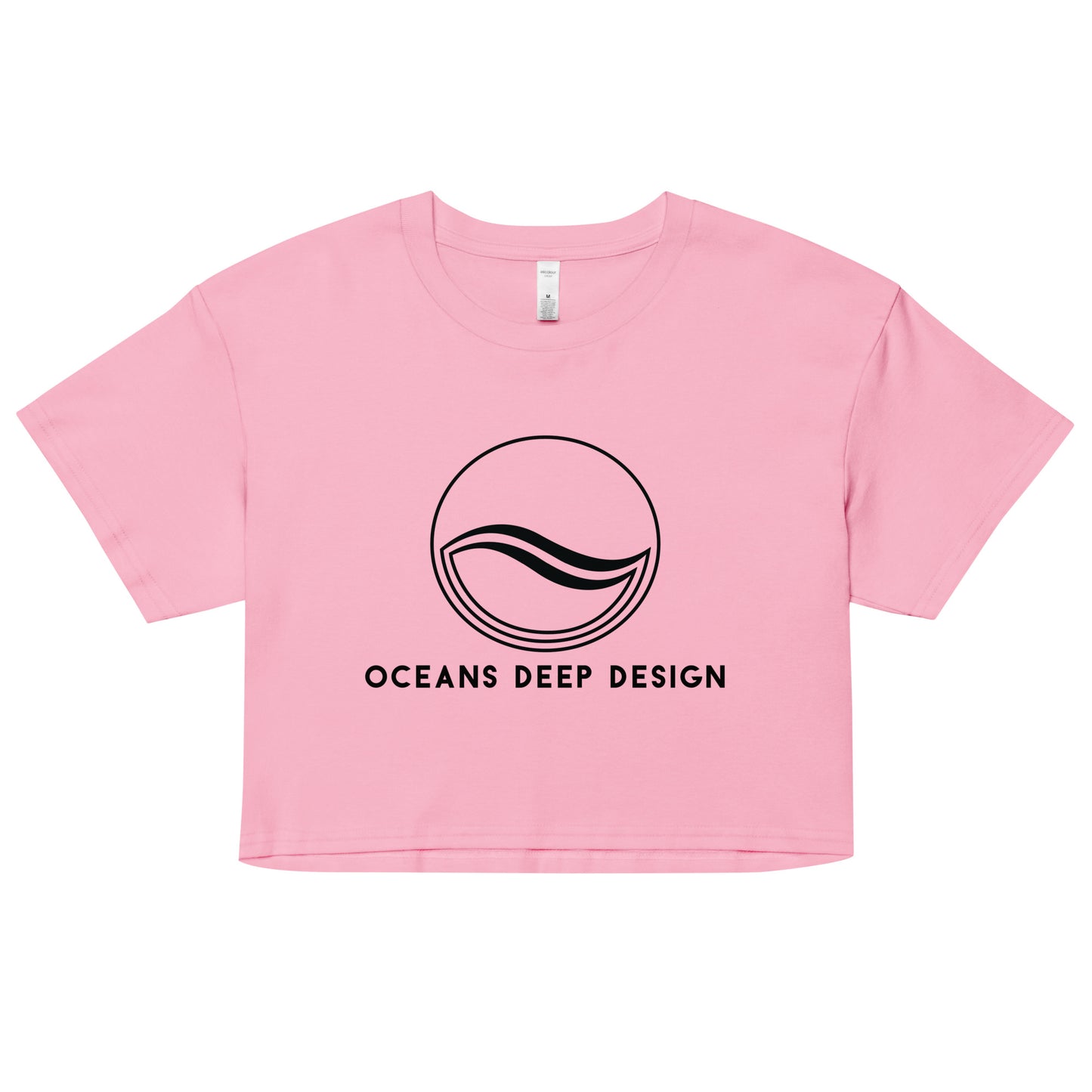 Oceans Deep Design Women’s crop top