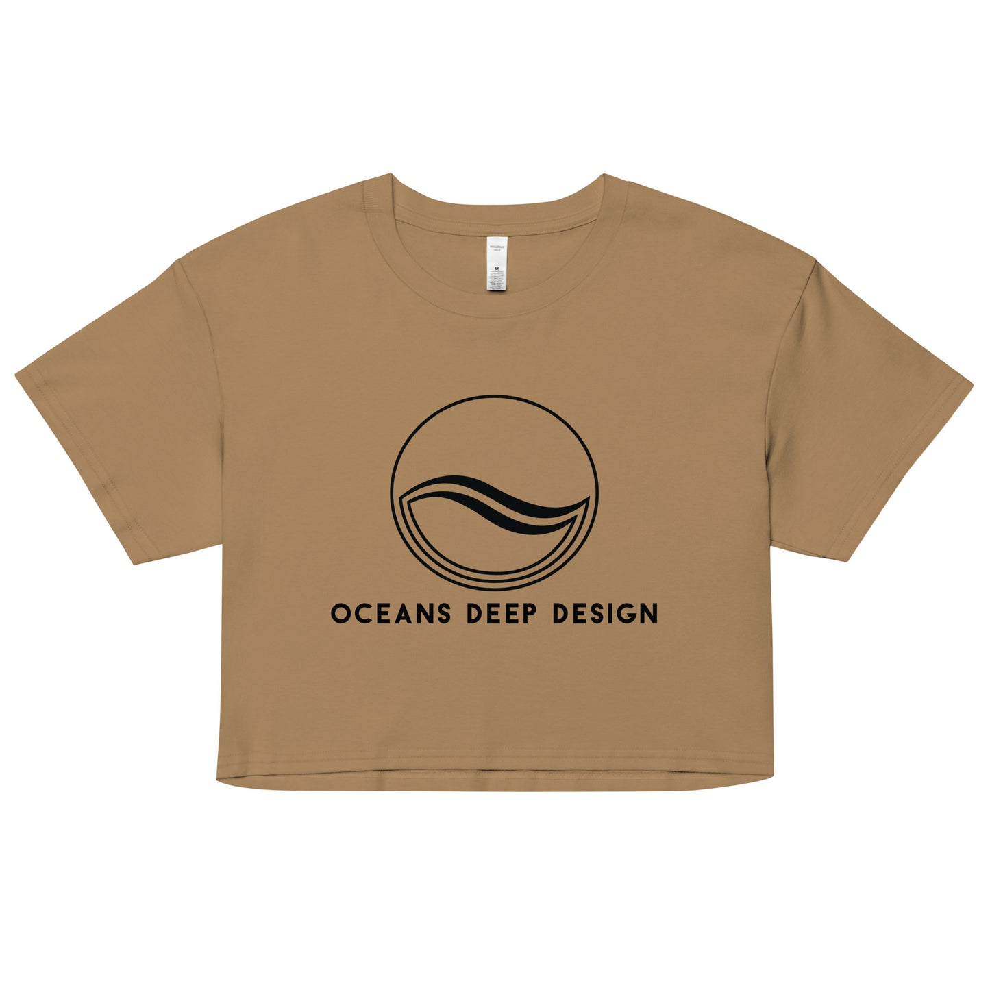 Oceans Deep Design Women’s crop top